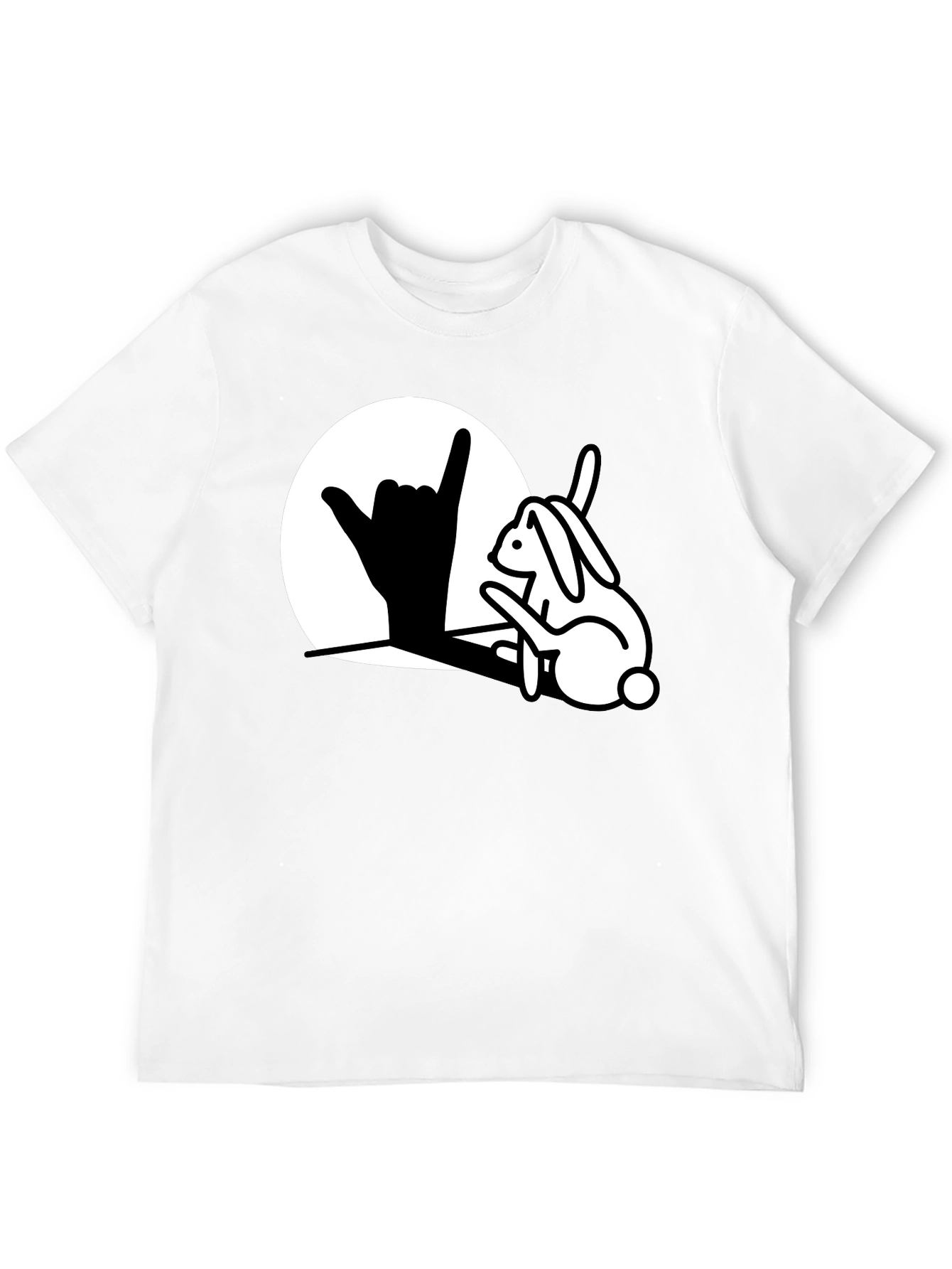 Cool Rabbit Shaka T-Shirt - Hang Loose Bunny Tee
