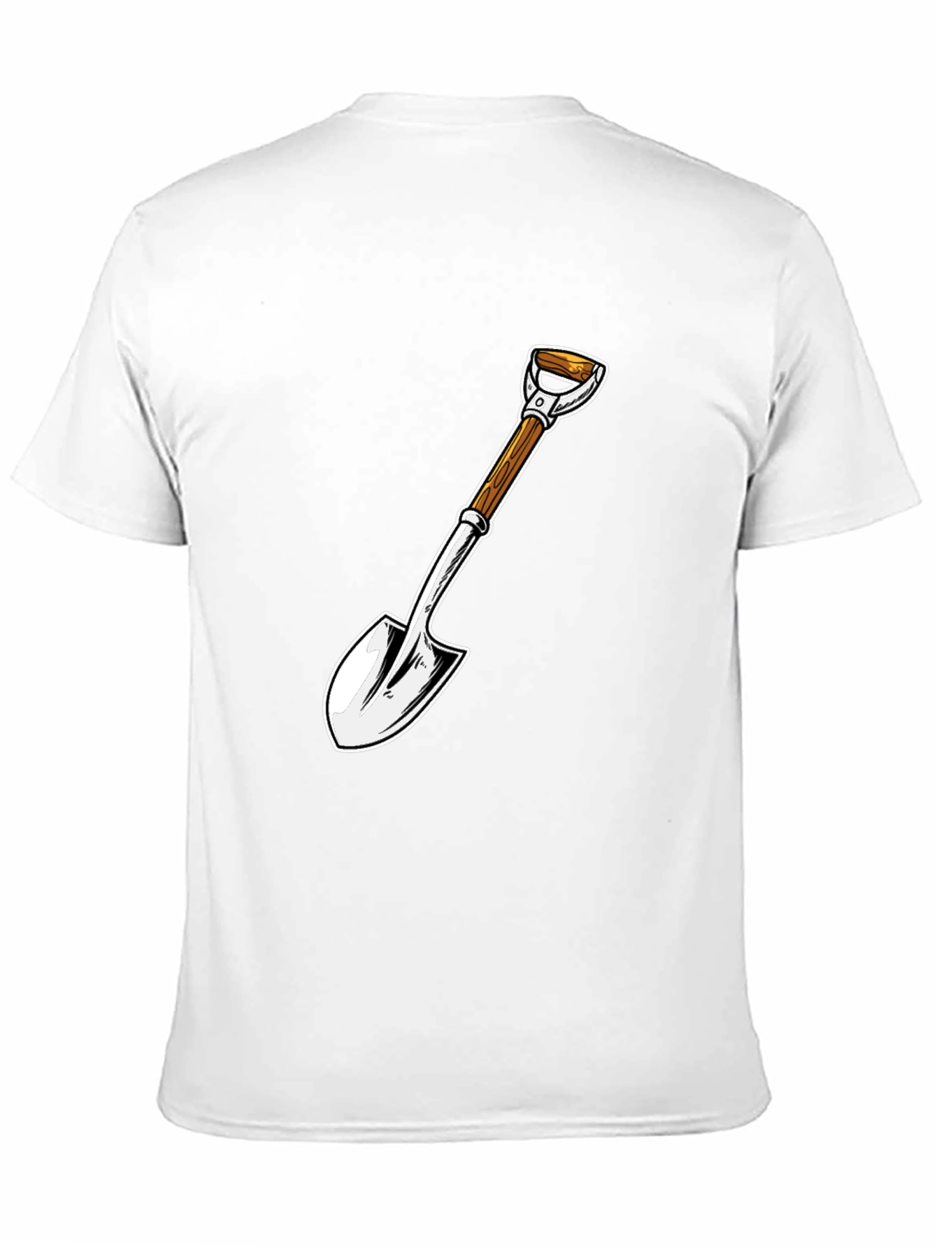Shovel Graphic Tee - Black Cotton Blend