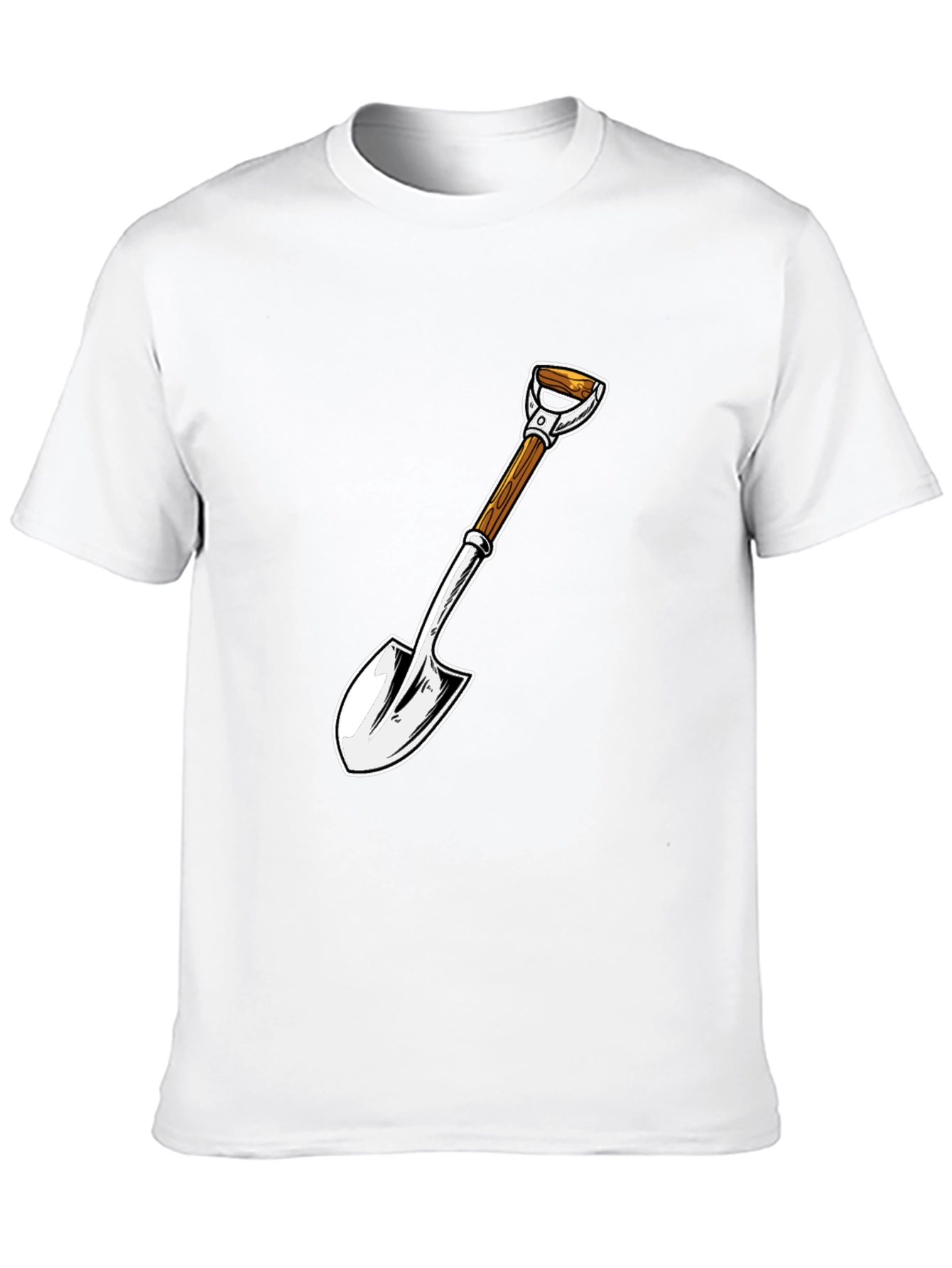 Shovel Graphic Tee - Black Cotton Blend
