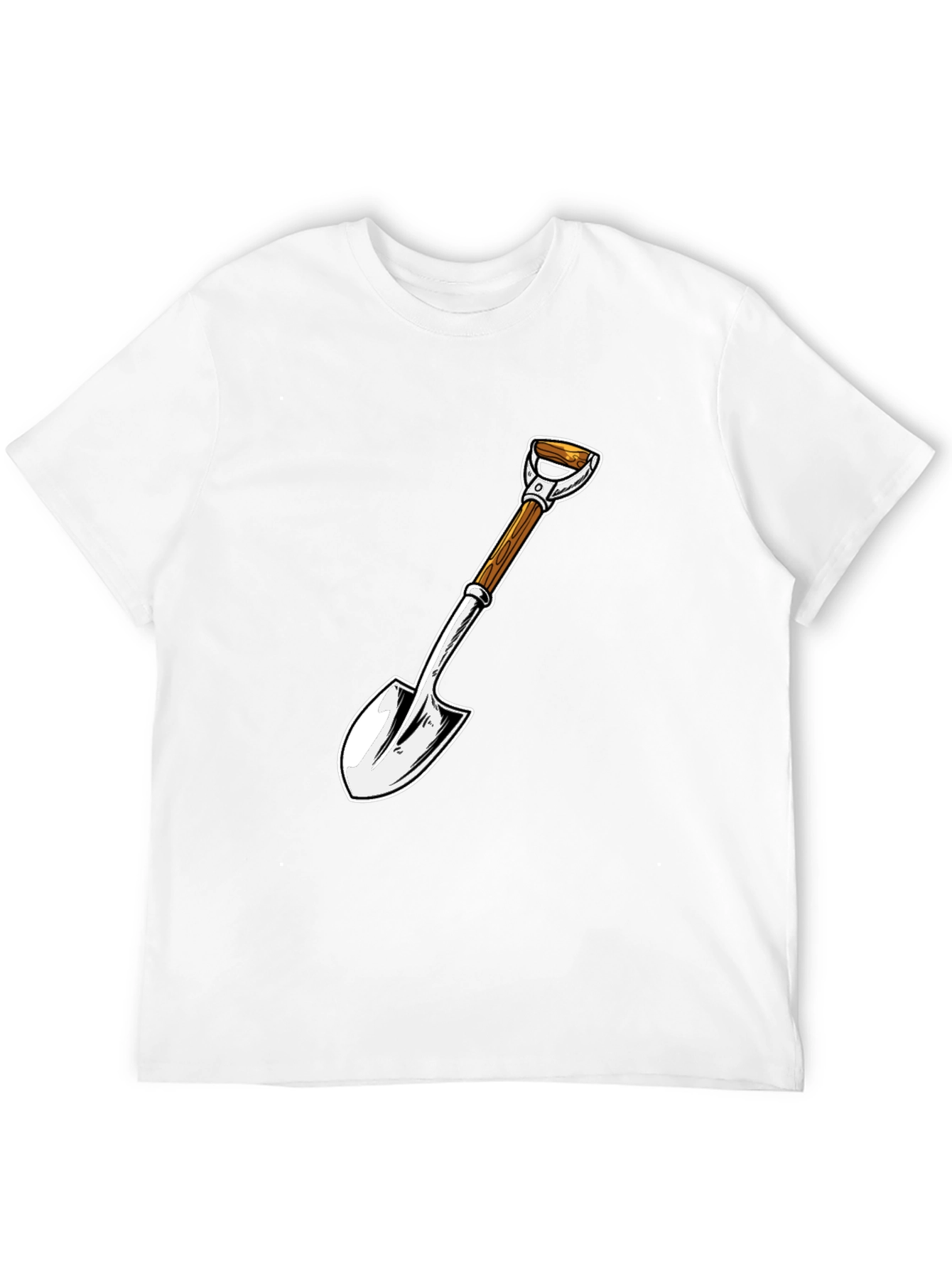 Shovel Graphic Tee - Black Cotton Blend