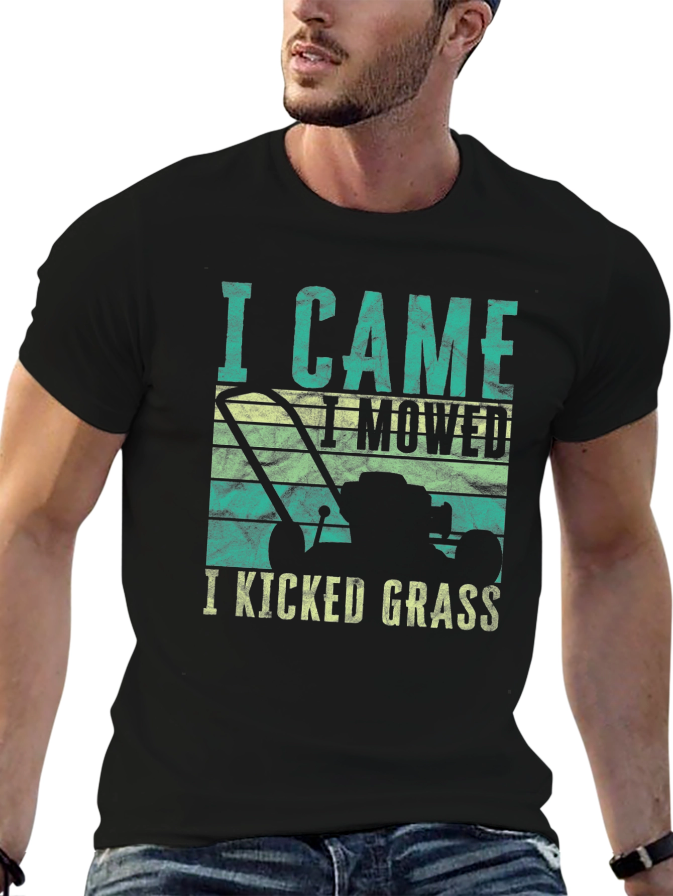 I Came I Mowed I Kicked Grass Tee
