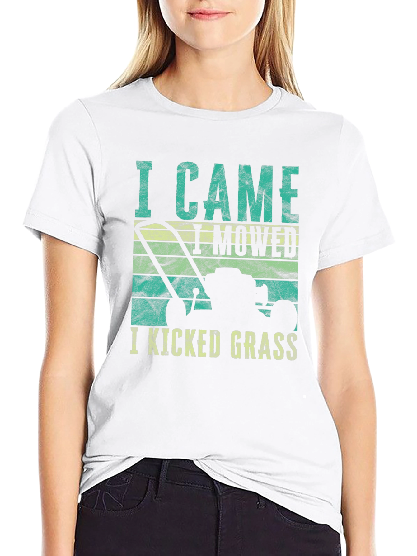 I Came I Mowed I Kicked Grass Tee
