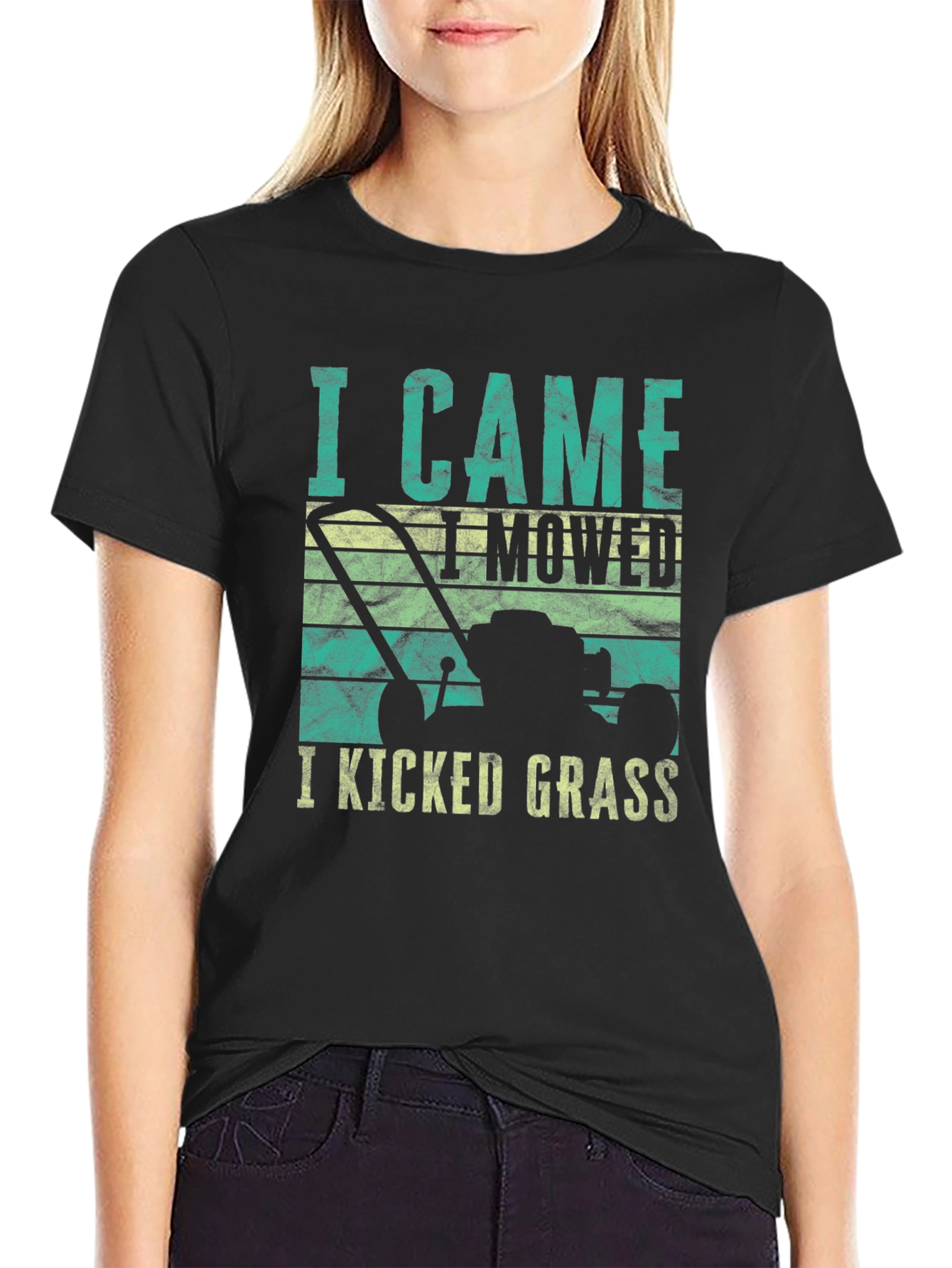 I Came I Mowed I Kicked Grass Tee