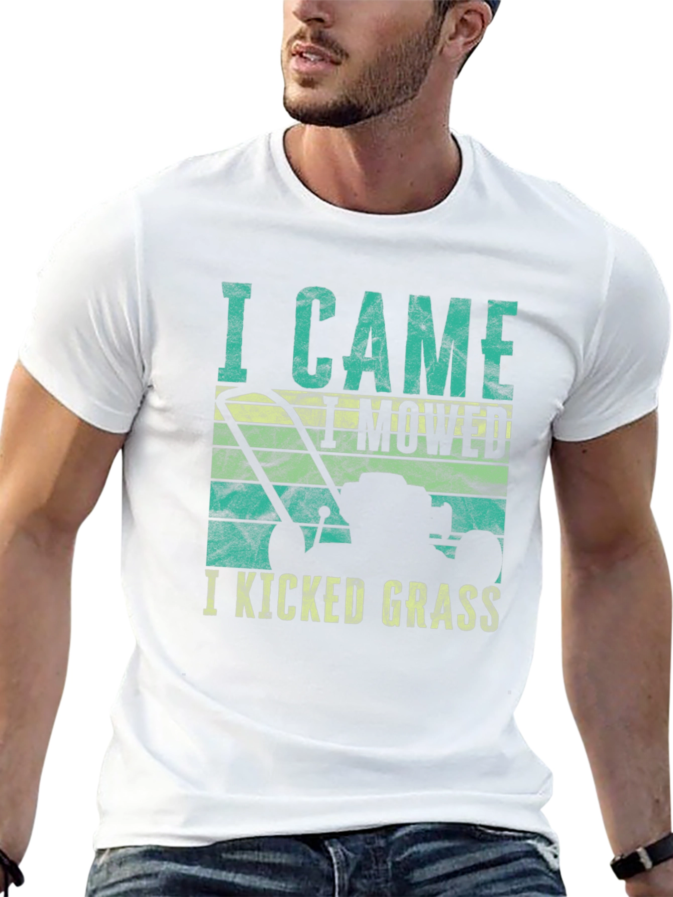 I Came I Mowed I Kicked Grass Tee