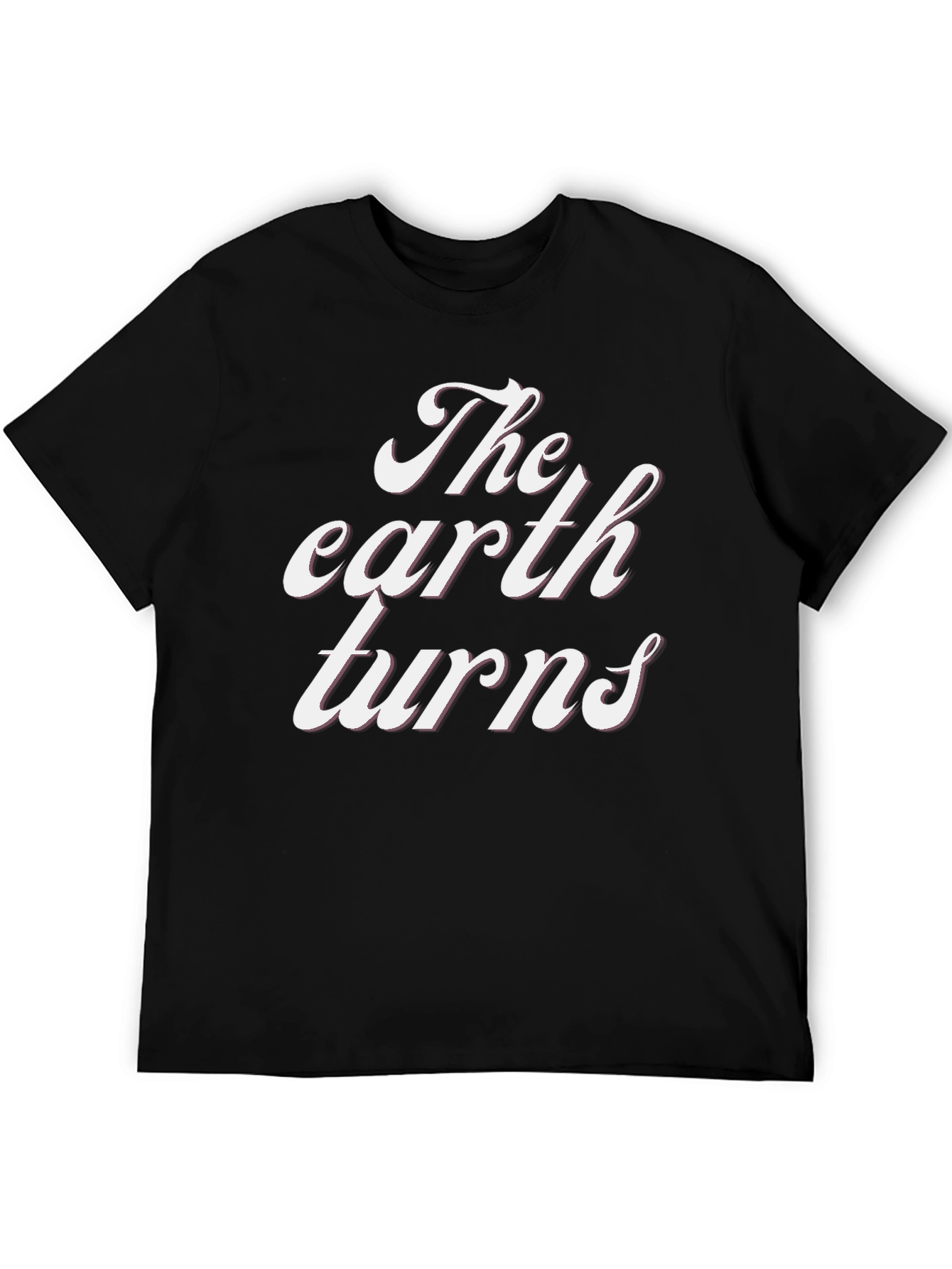 The Earth Turns Graphic Tee - Soft Cotton Blend