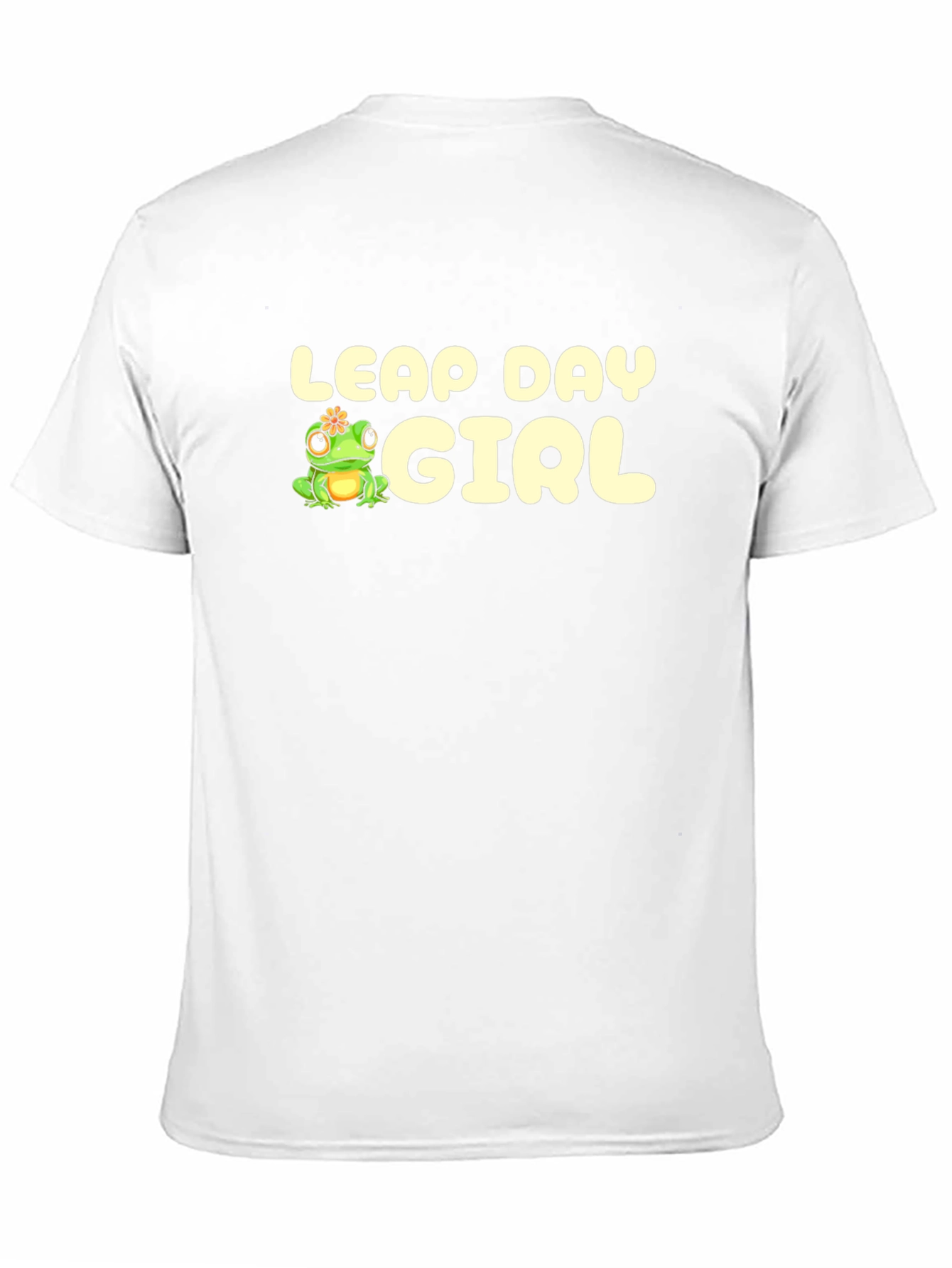 Leap Day Girl T-Shirt - Cute Frog Design