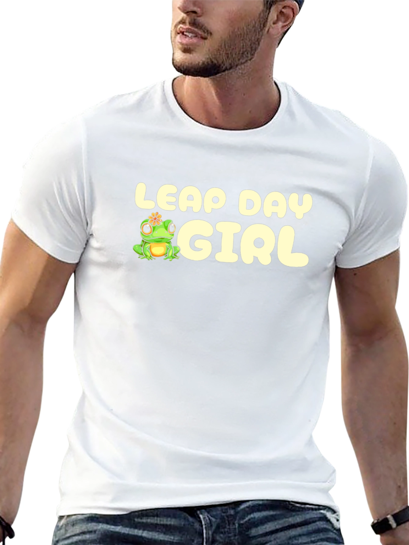 Leap Day Girl T-Shirt - Cute Frog Design