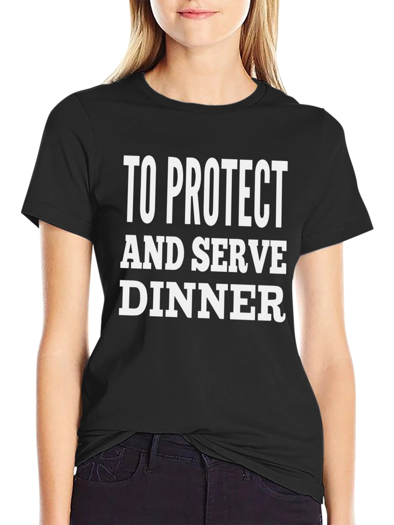 To Protect and Serve Dinner T-Shirt