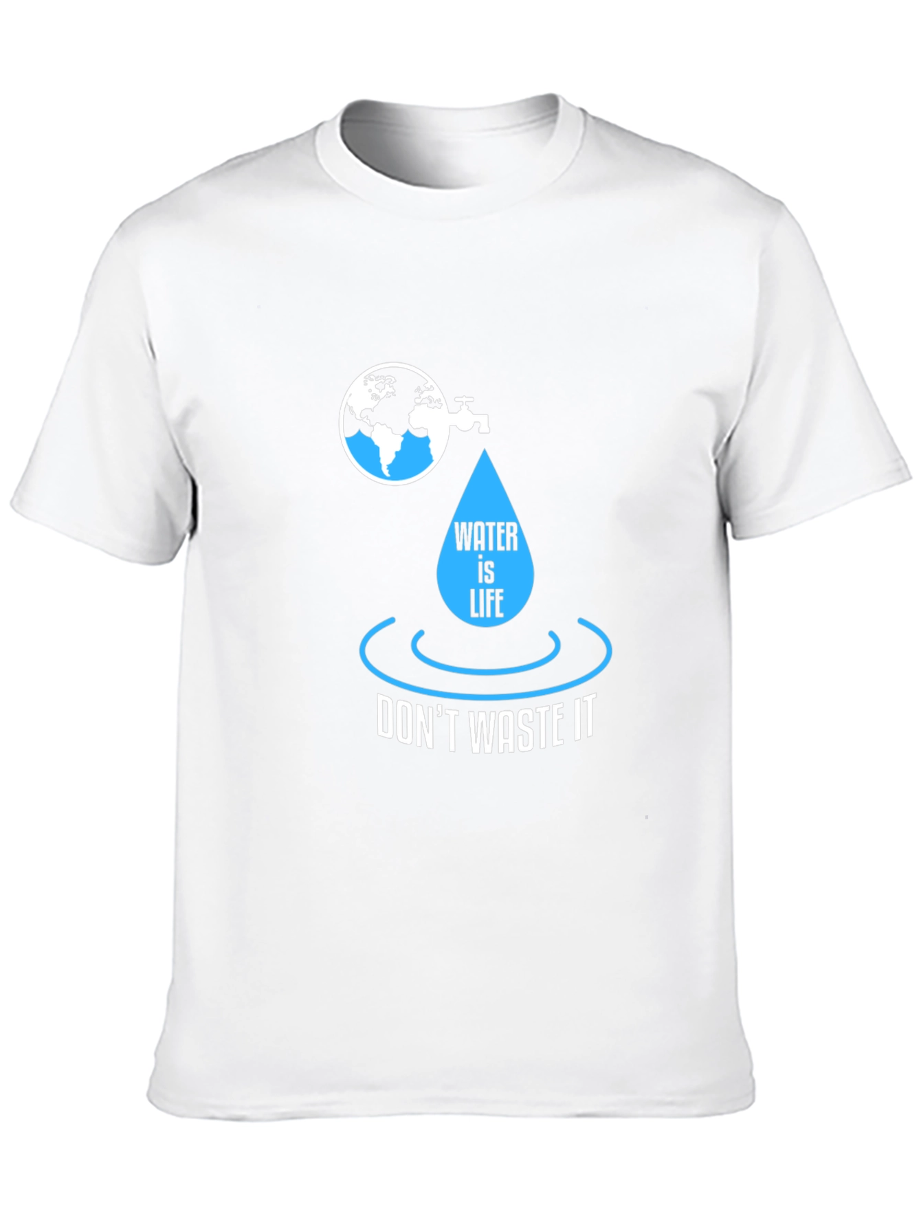 Water is Life Graphic Tee - Save Our Planet