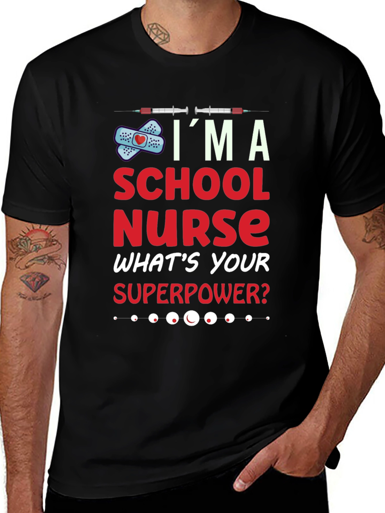 School Nurse Superpower T-Shirt
