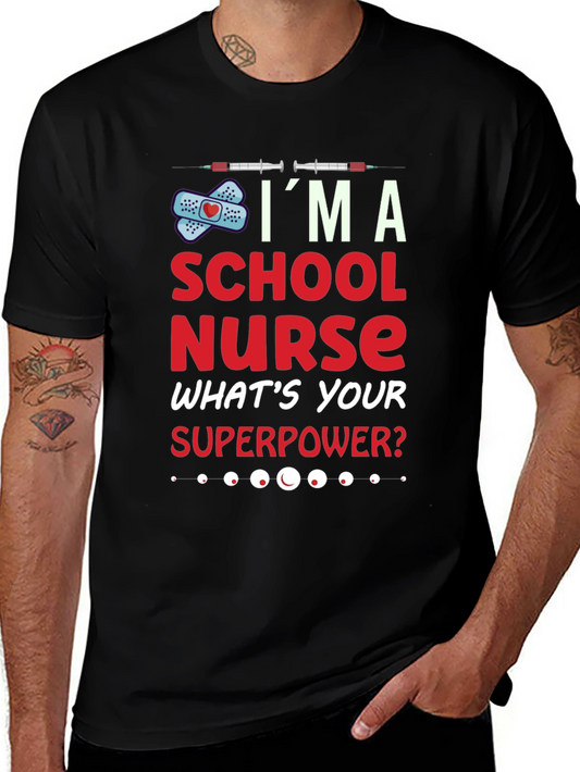 School Nurse Superpower T-Shirt