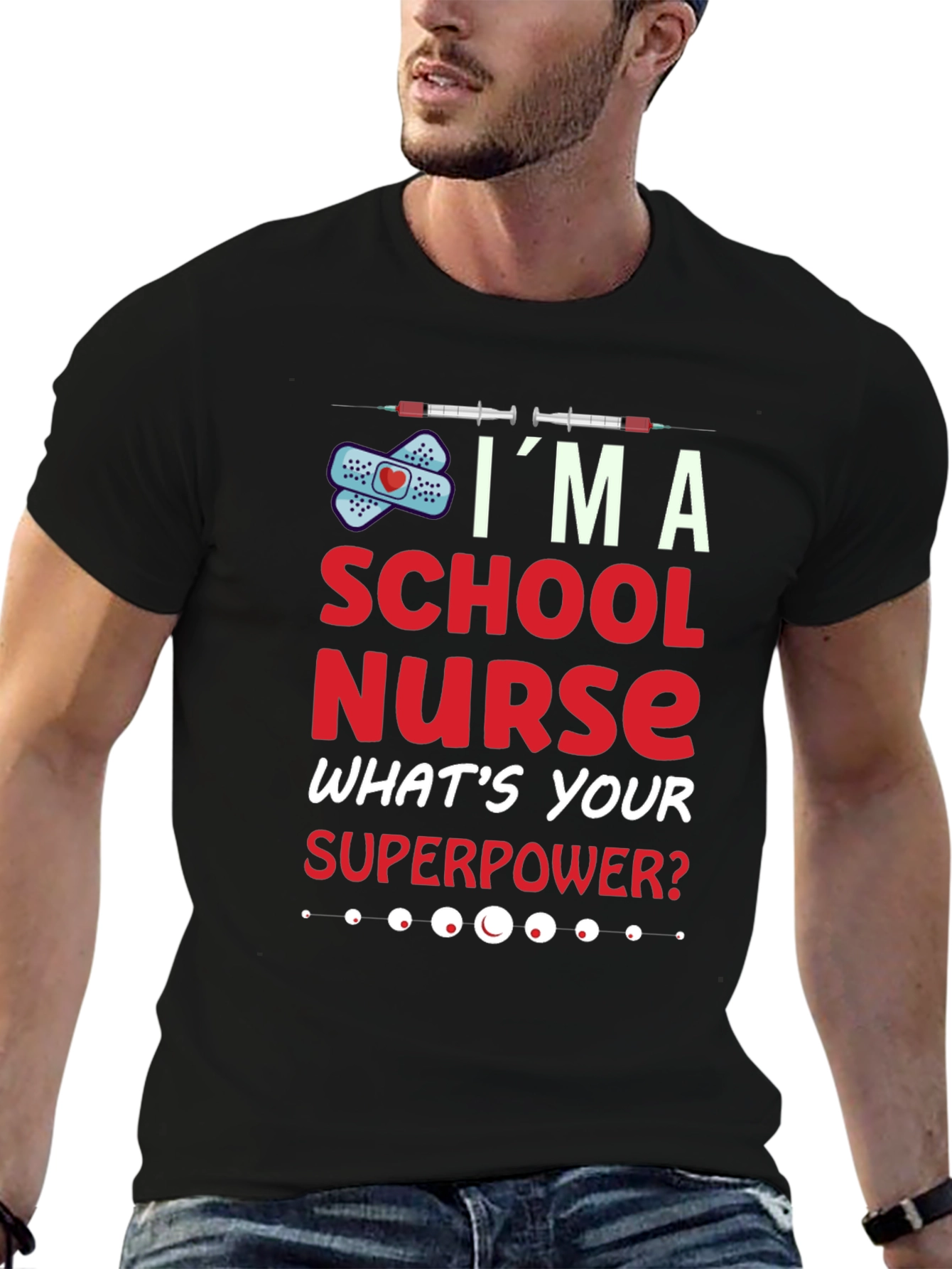 School Nurse Superpower T-Shirt