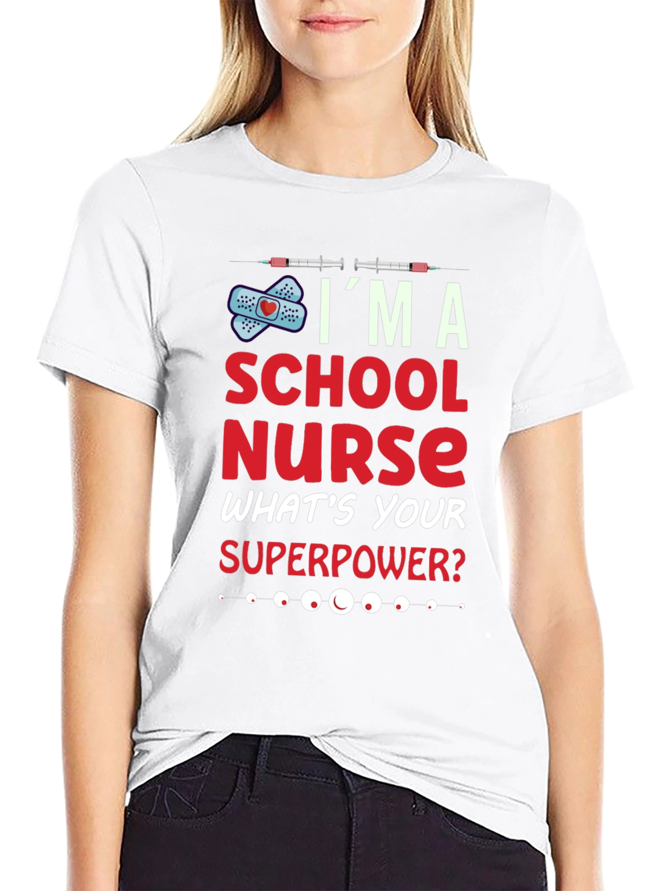 School Nurse Superpower T-Shirt