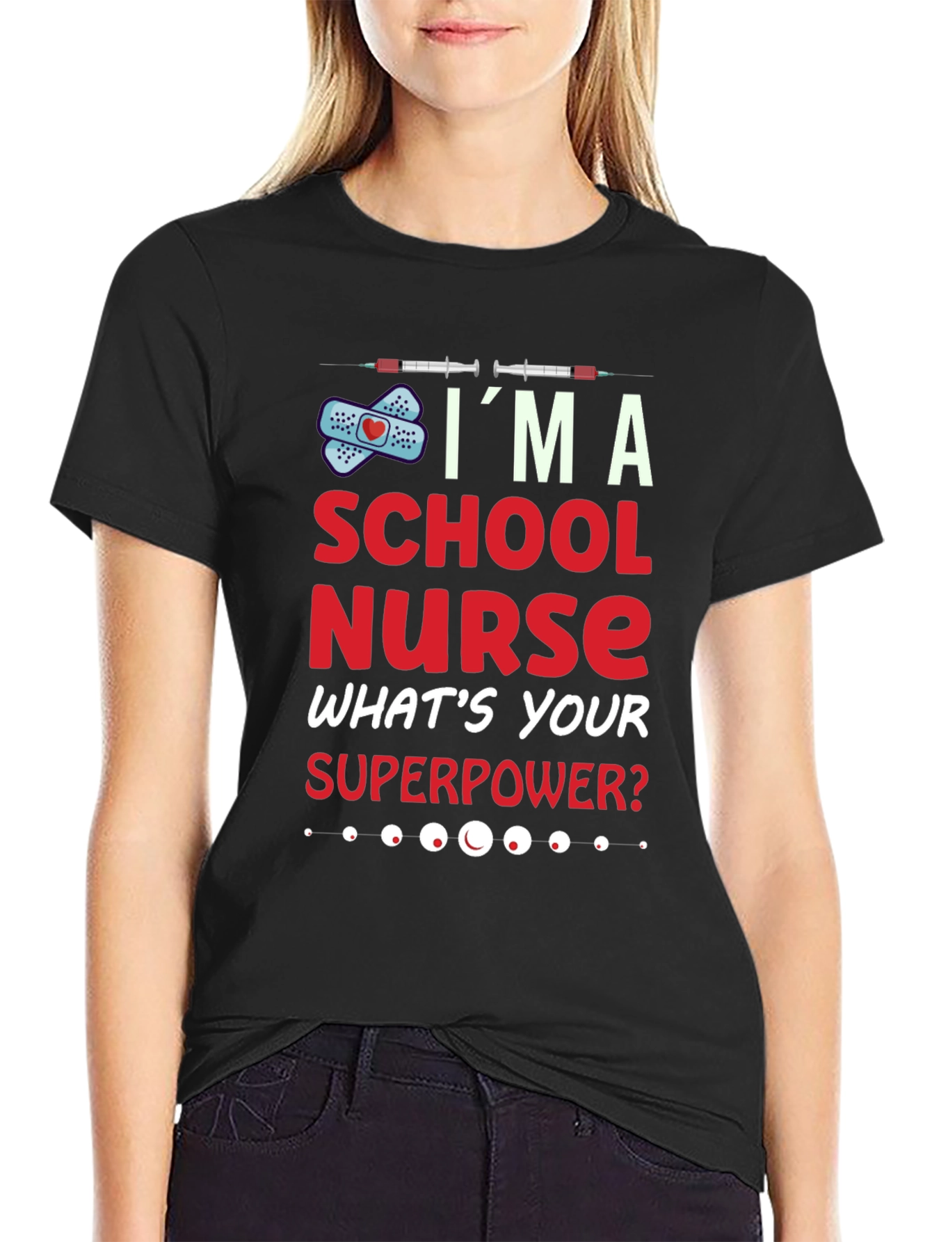 School Nurse Superpower T-Shirt