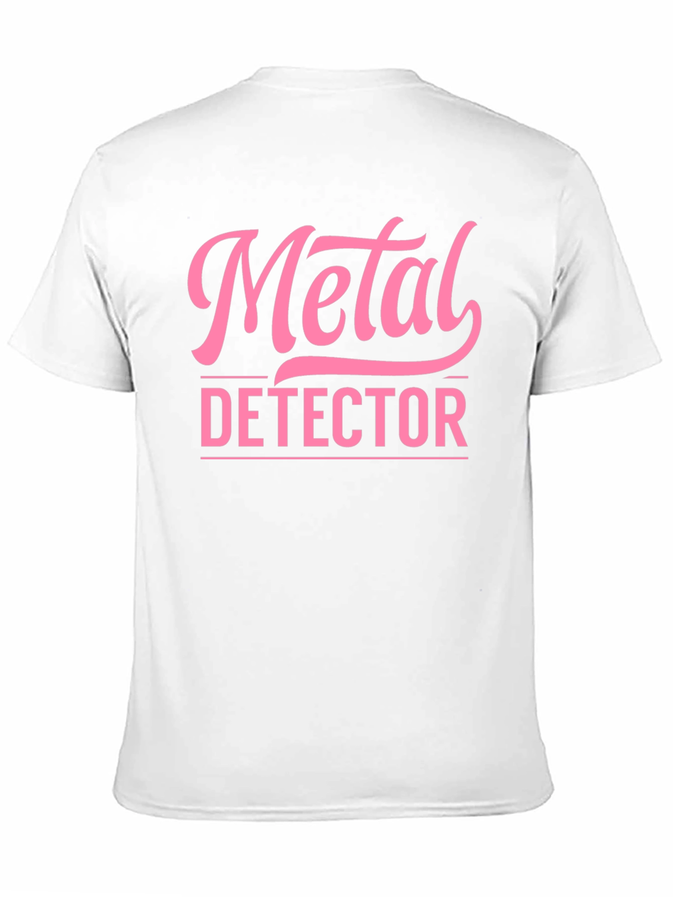 Metal Detector Graphic T-Shirt - Black