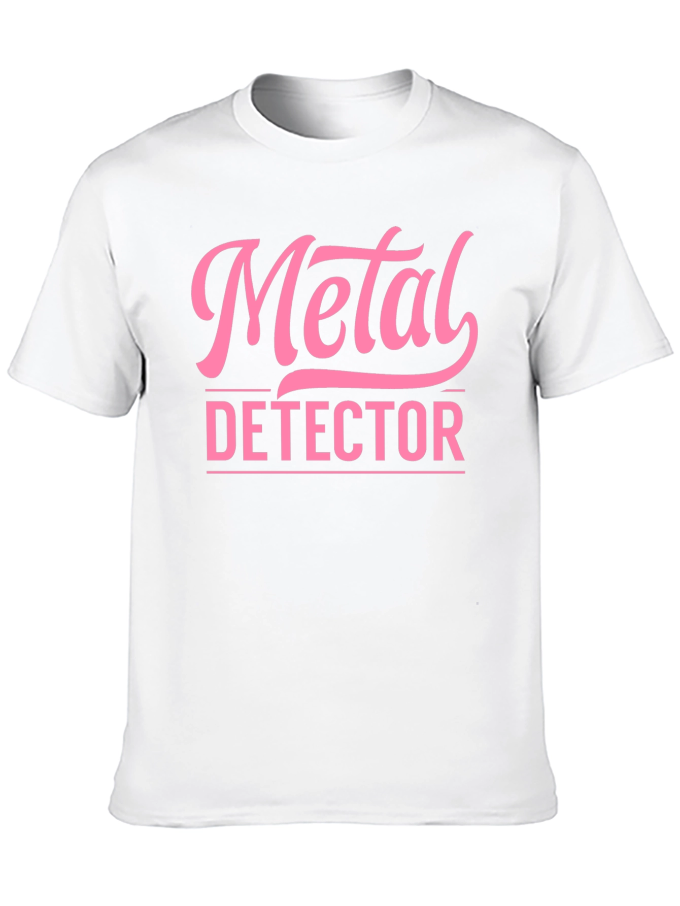 Metal Detector Graphic T-Shirt - Black