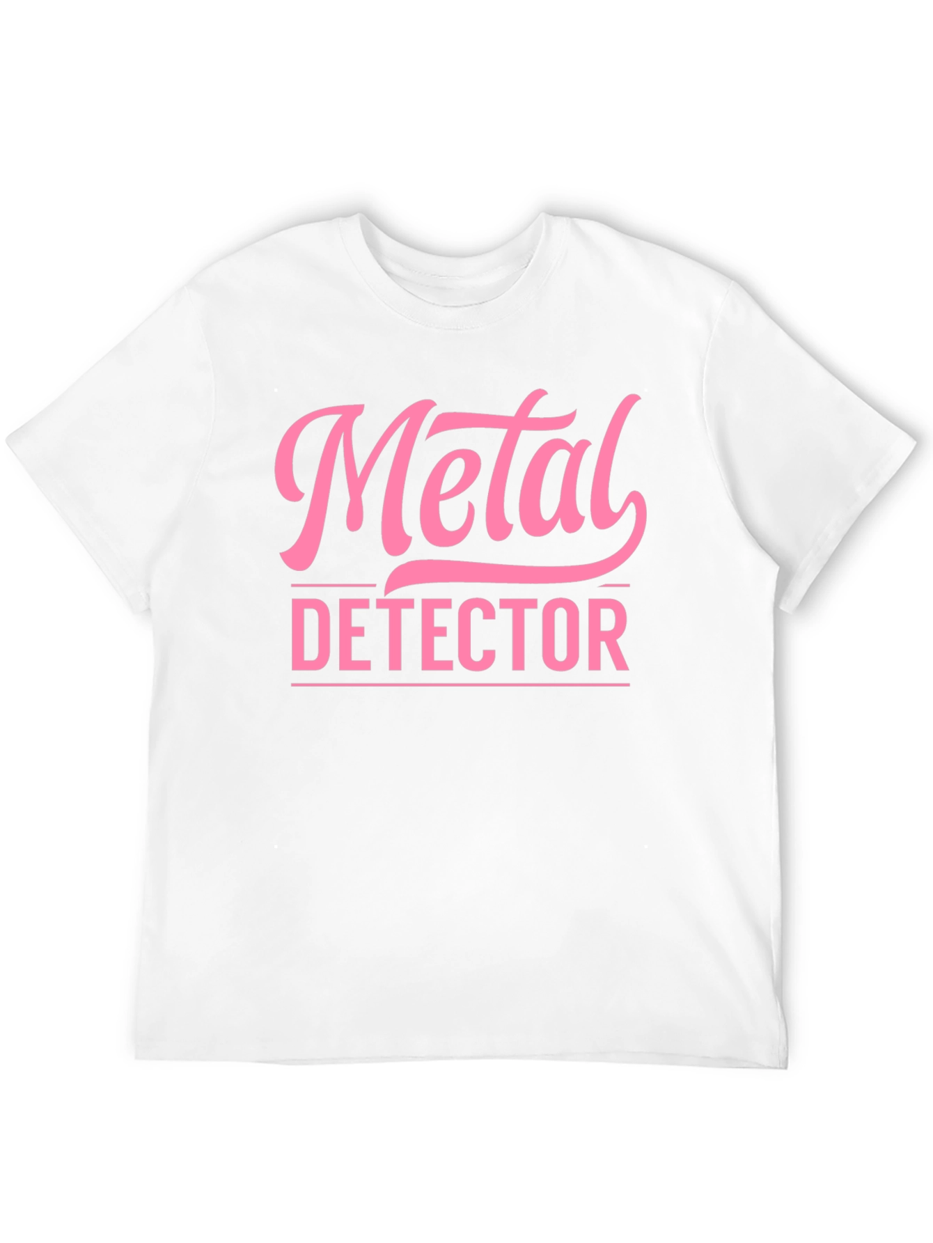 Metal Detector Graphic T-Shirt - Black