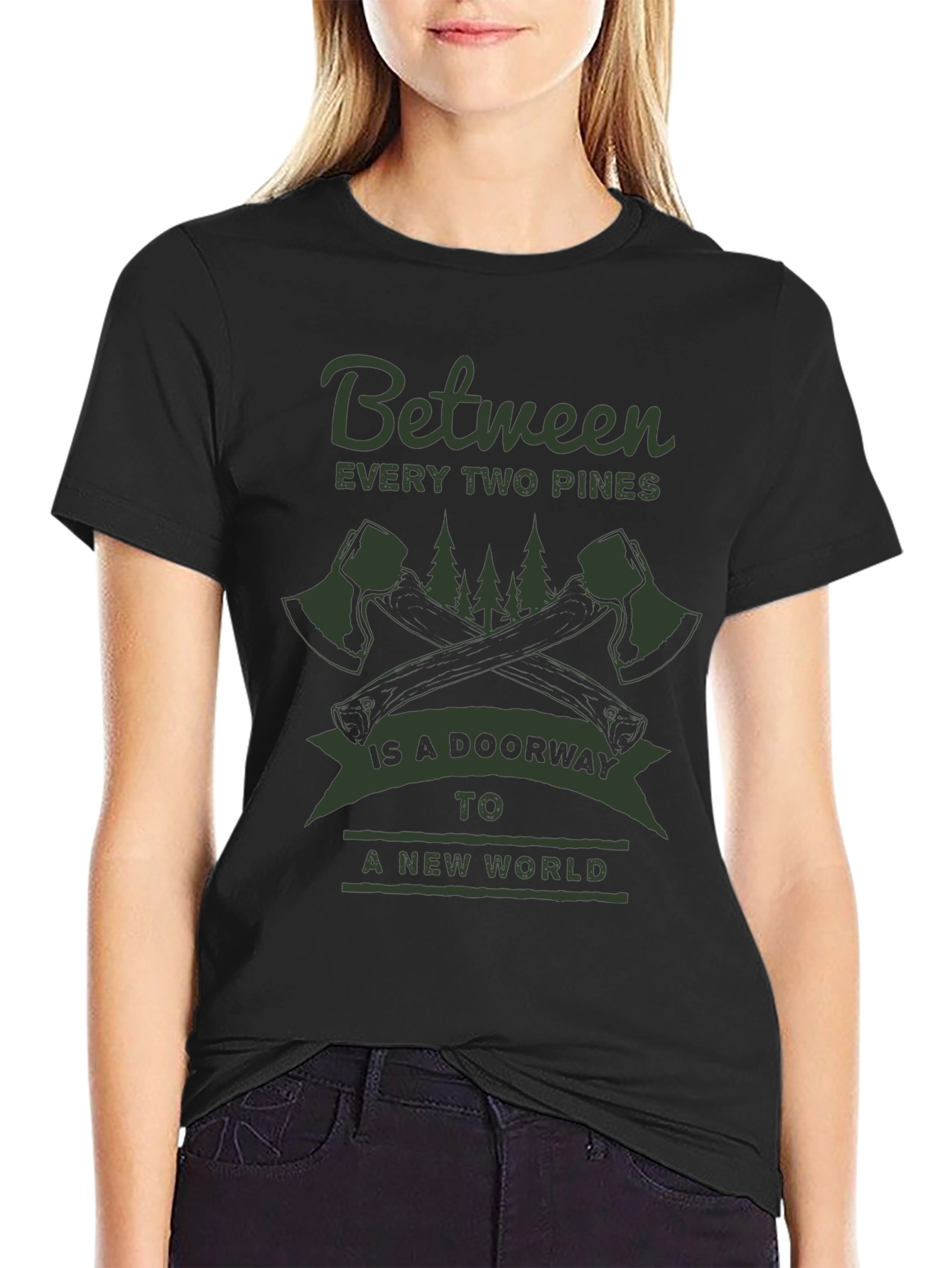 Adventure Awaits: Between Two Pines Graphic Tee