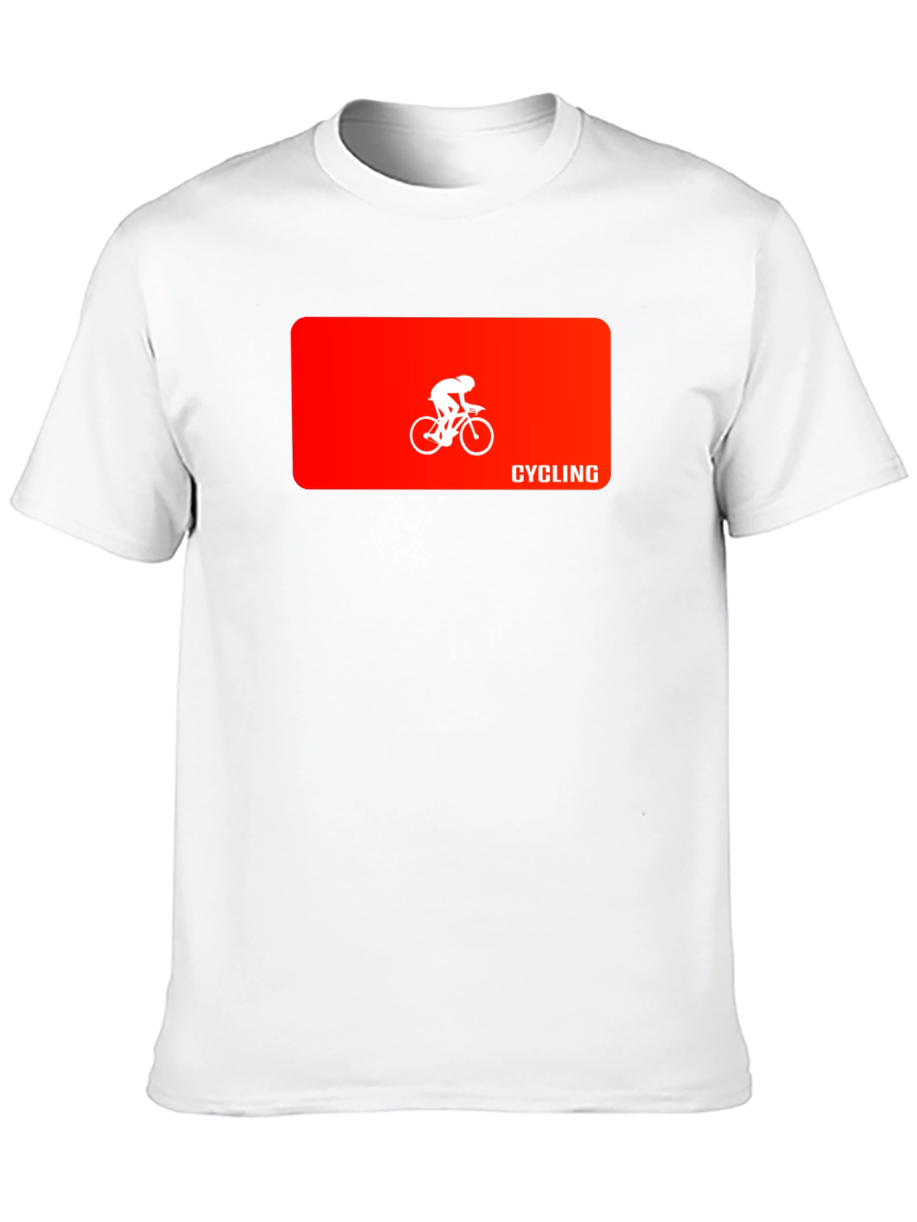Cycling Graphic Tee - Black Crew Neck T-Shirt