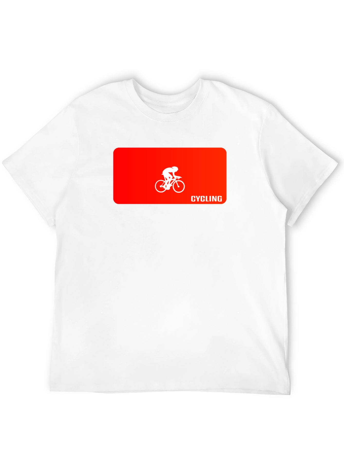 Cycling Graphic Tee - Black Crew Neck T-Shirt
