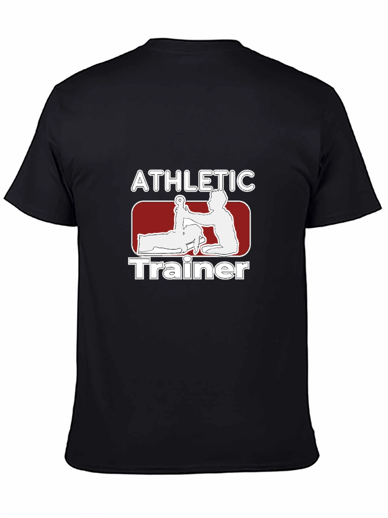 Athletic Trainer Graphic T-Shirt - Black