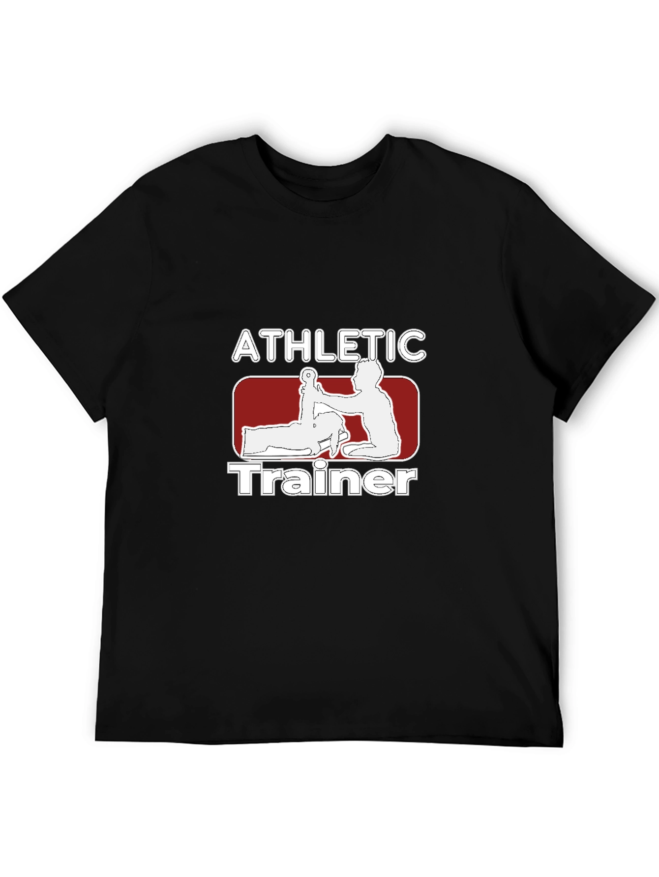 Athletic Trainer Graphic T-Shirt - Black