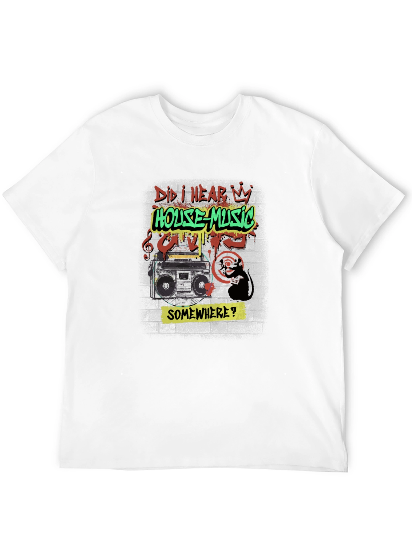 House Music Graffiti Tee