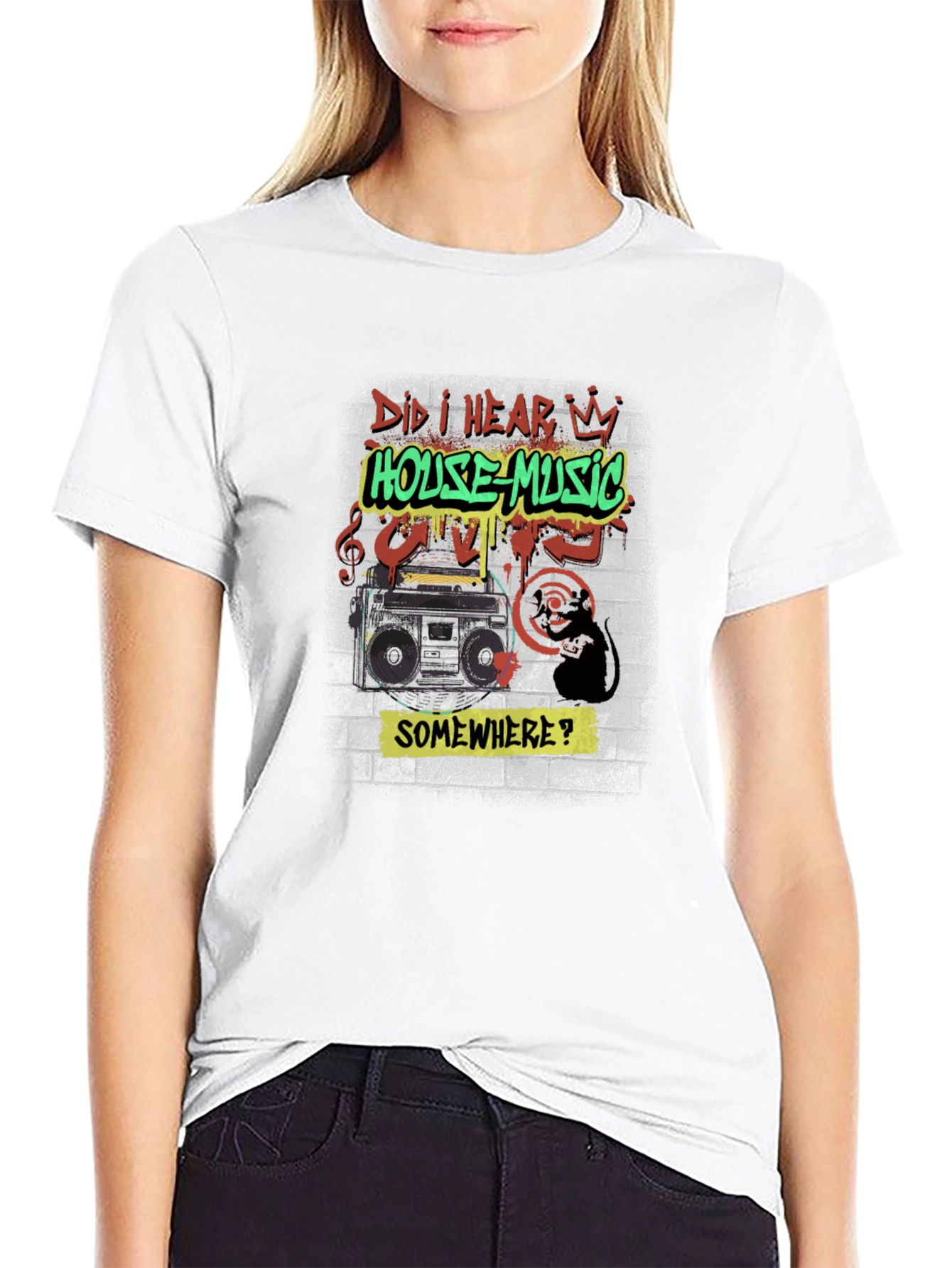 House Music Graffiti Tee