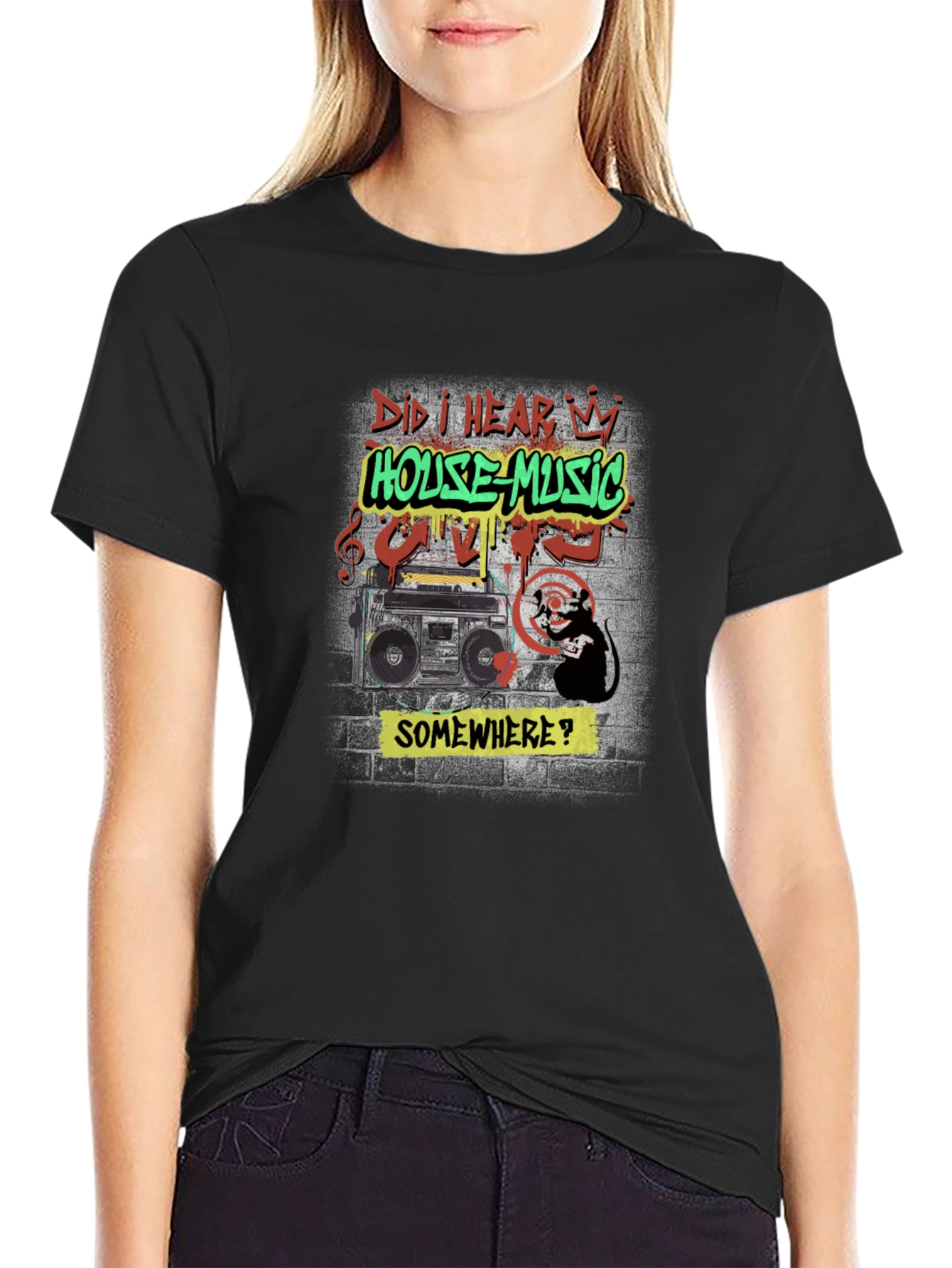 House Music Graffiti Tee