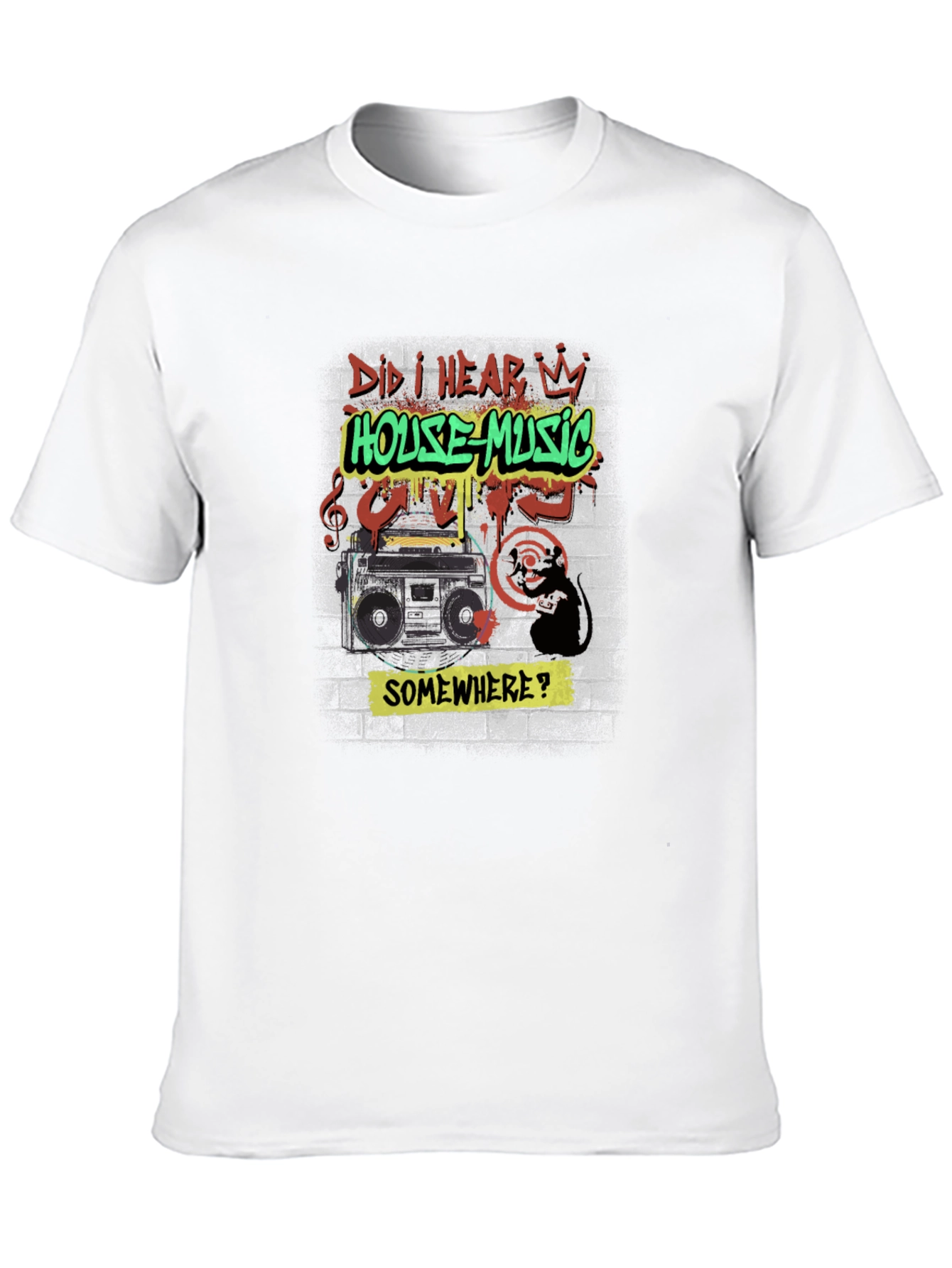 House Music Graffiti Tee