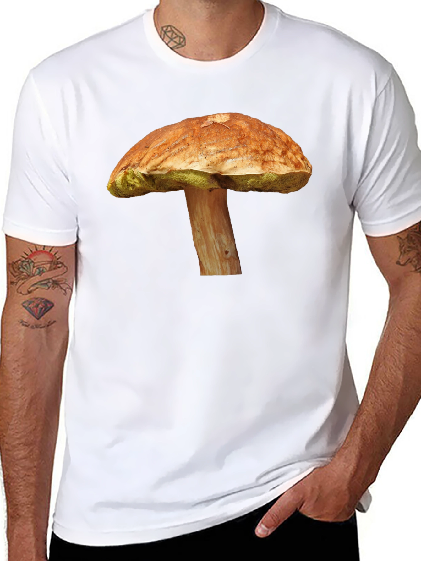 Mushroom Graphic Tee - Funky Nature Lover T-Shirt