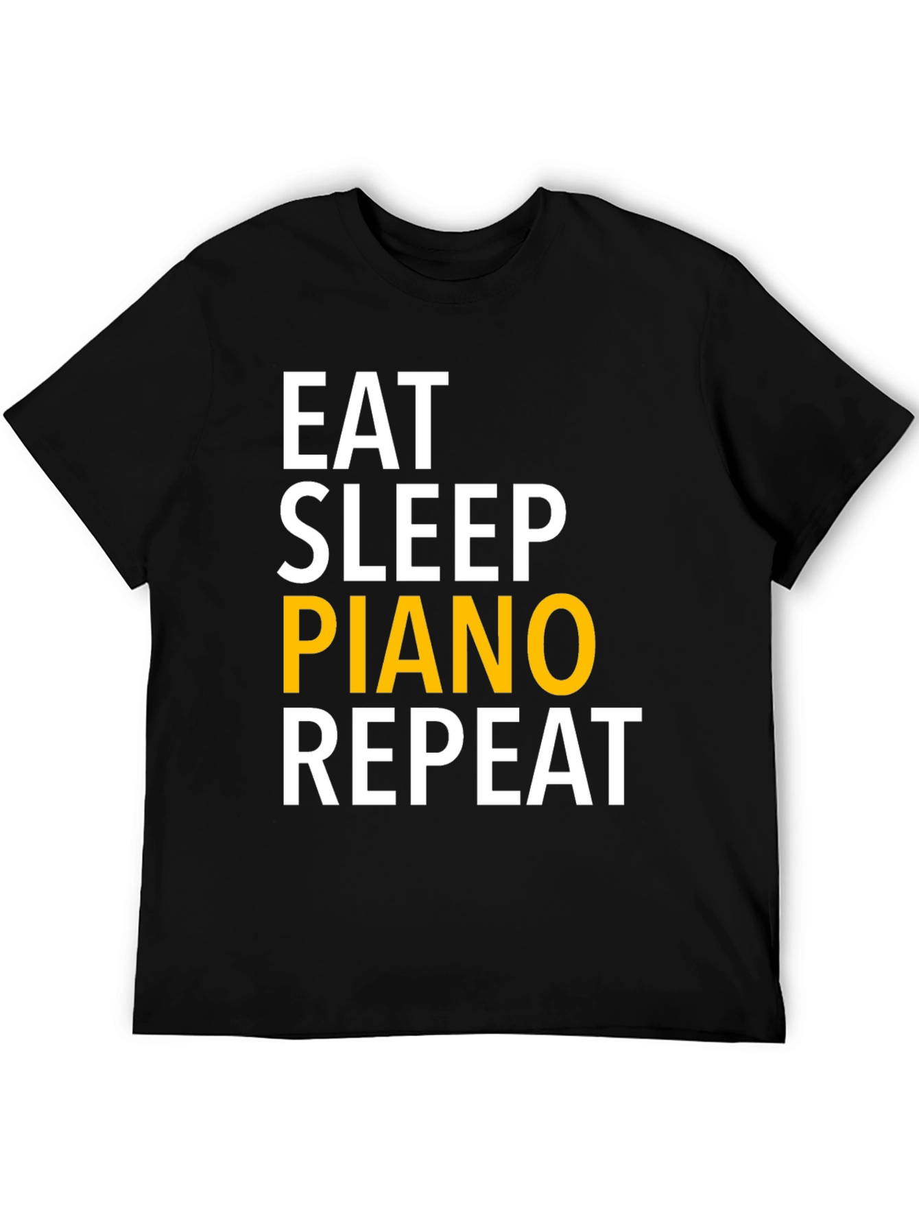 Eat Sleep Piano Repeat Graphic Tee