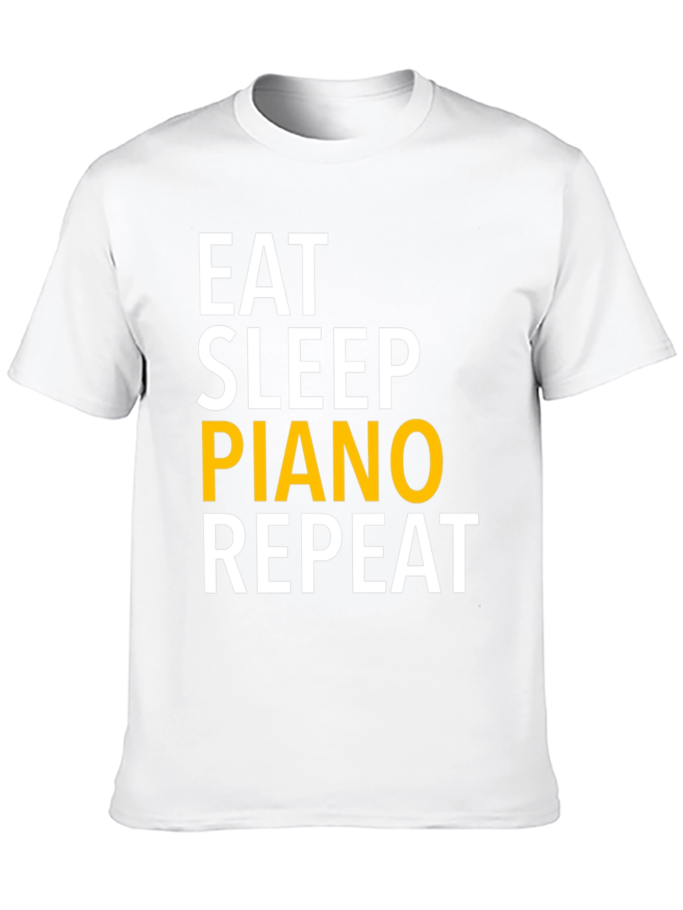 Eat Sleep Piano Repeat Graphic Tee