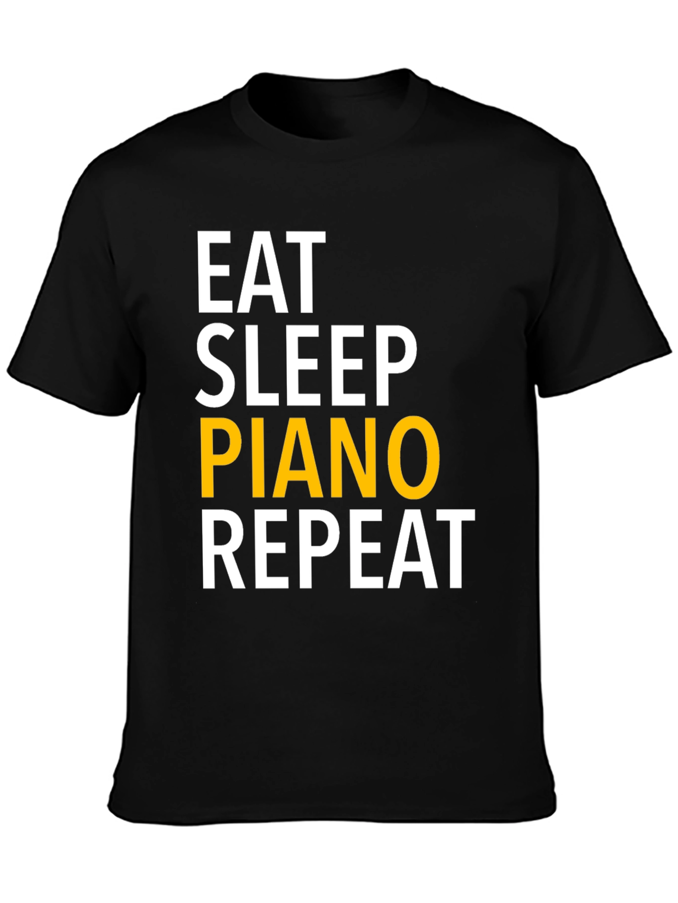 Eat Sleep Piano Repeat Graphic Tee