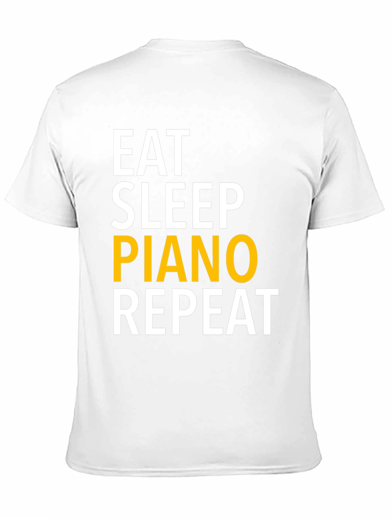 Eat Sleep Piano Repeat Graphic Tee