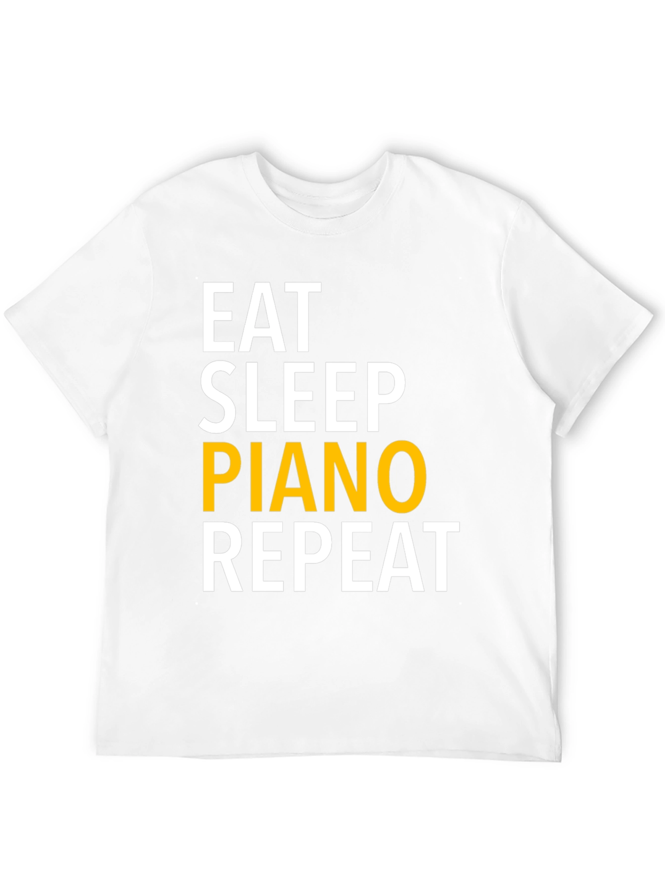 Eat Sleep Piano Repeat Graphic Tee