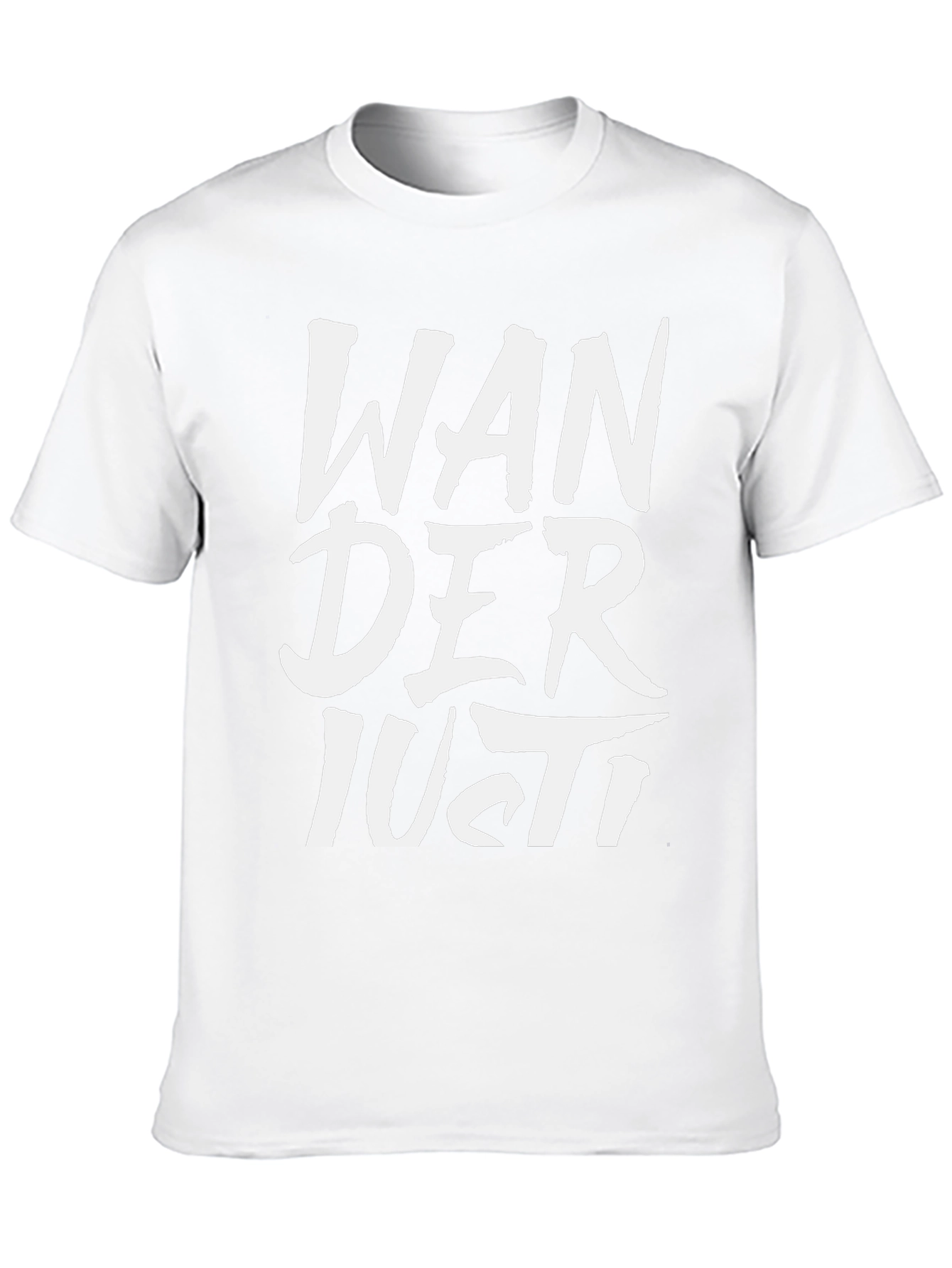 Wanderlust Graphic Tee - Black Cotton T-Shirt
