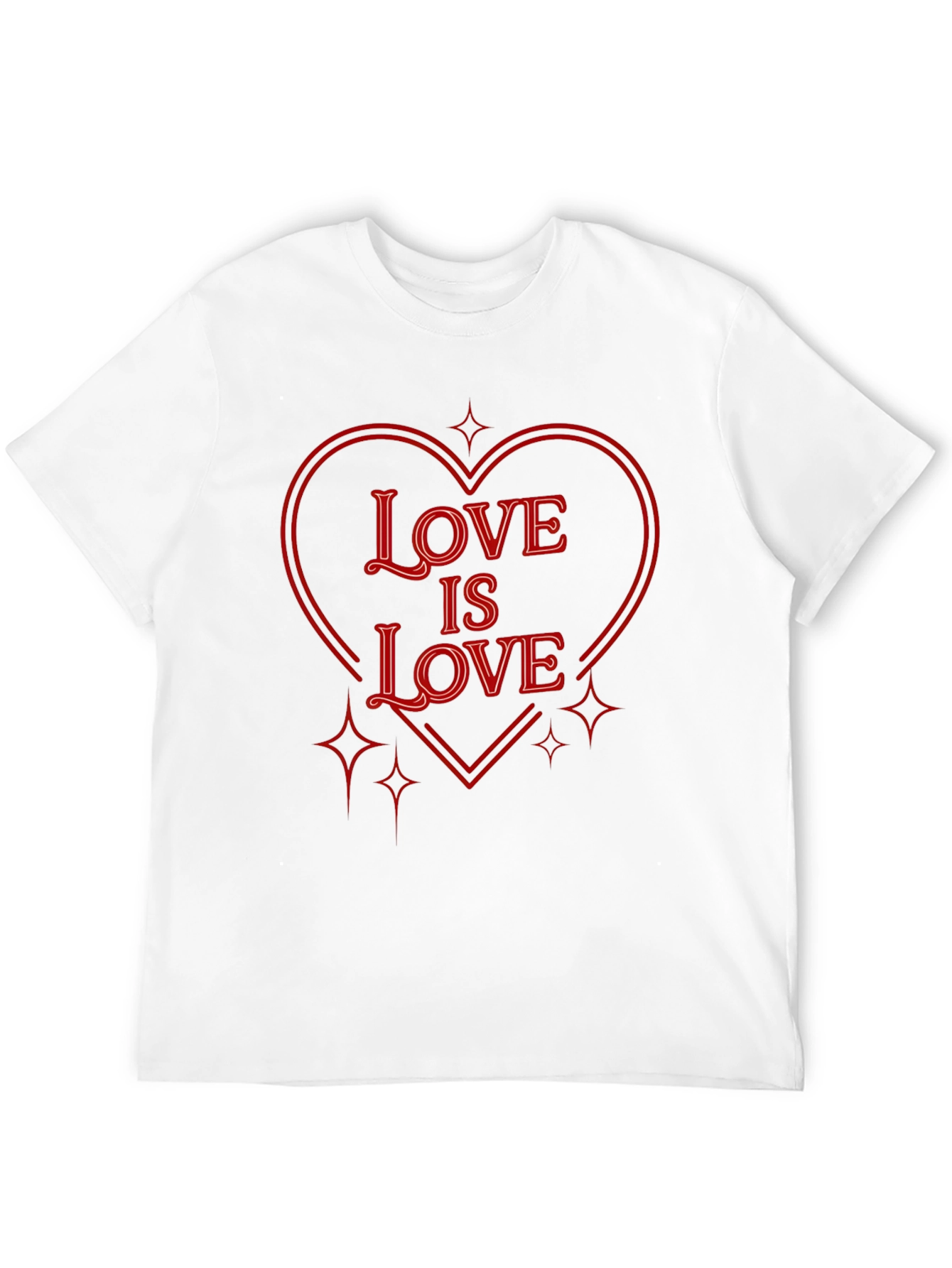 Love is Love Graphic Tee - Black Cotton Shirt