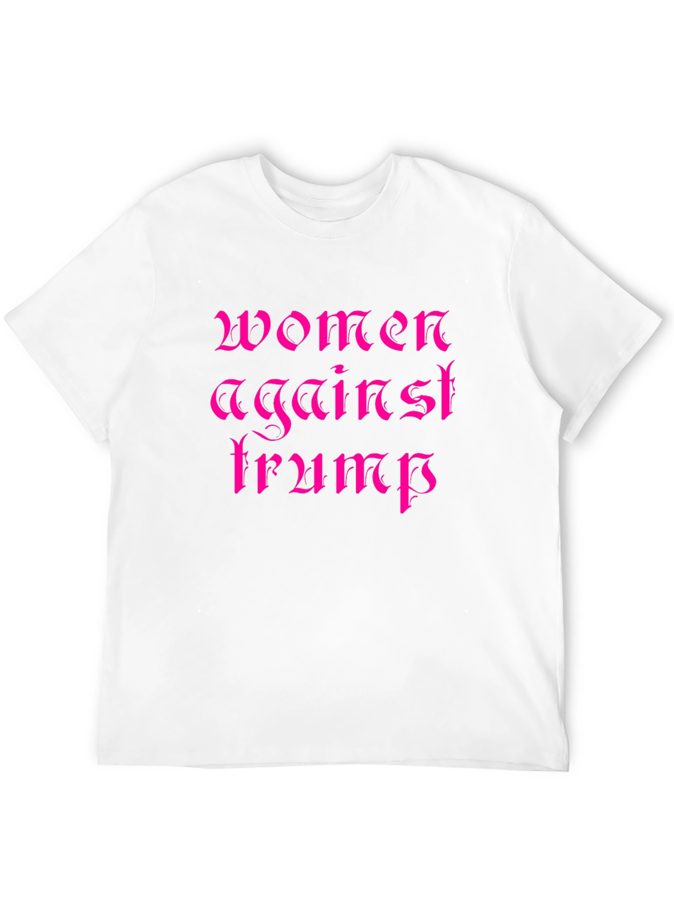 Women Against Trump Black Graphic T-Shirt