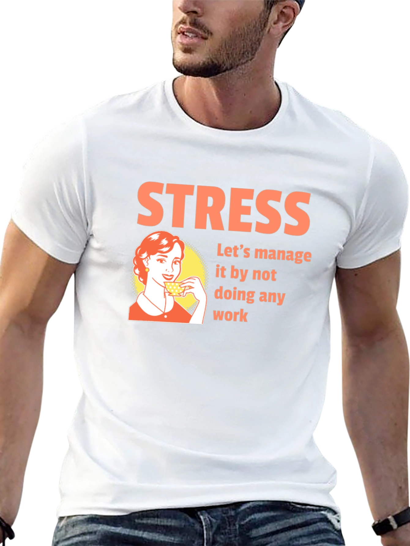 Stress Management T-Shirt - Funny Graphic Tee