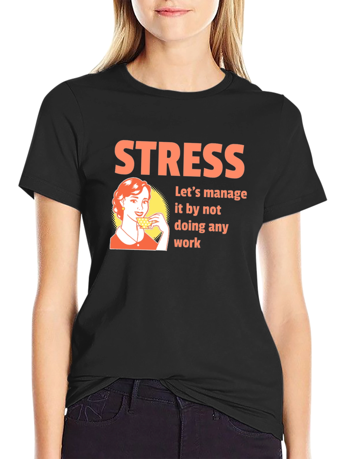 Stress Management T-Shirt - Funny Graphic Tee