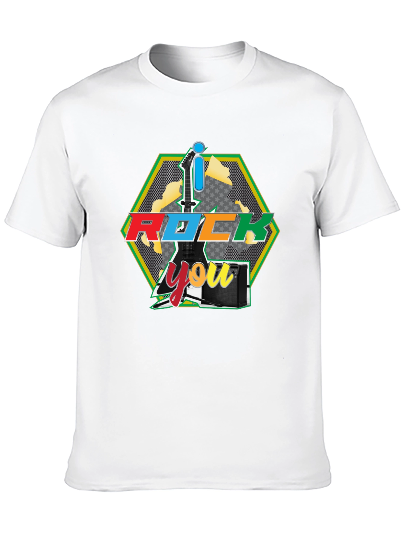 I Rock You Graphic Tee - Black T-Shirt