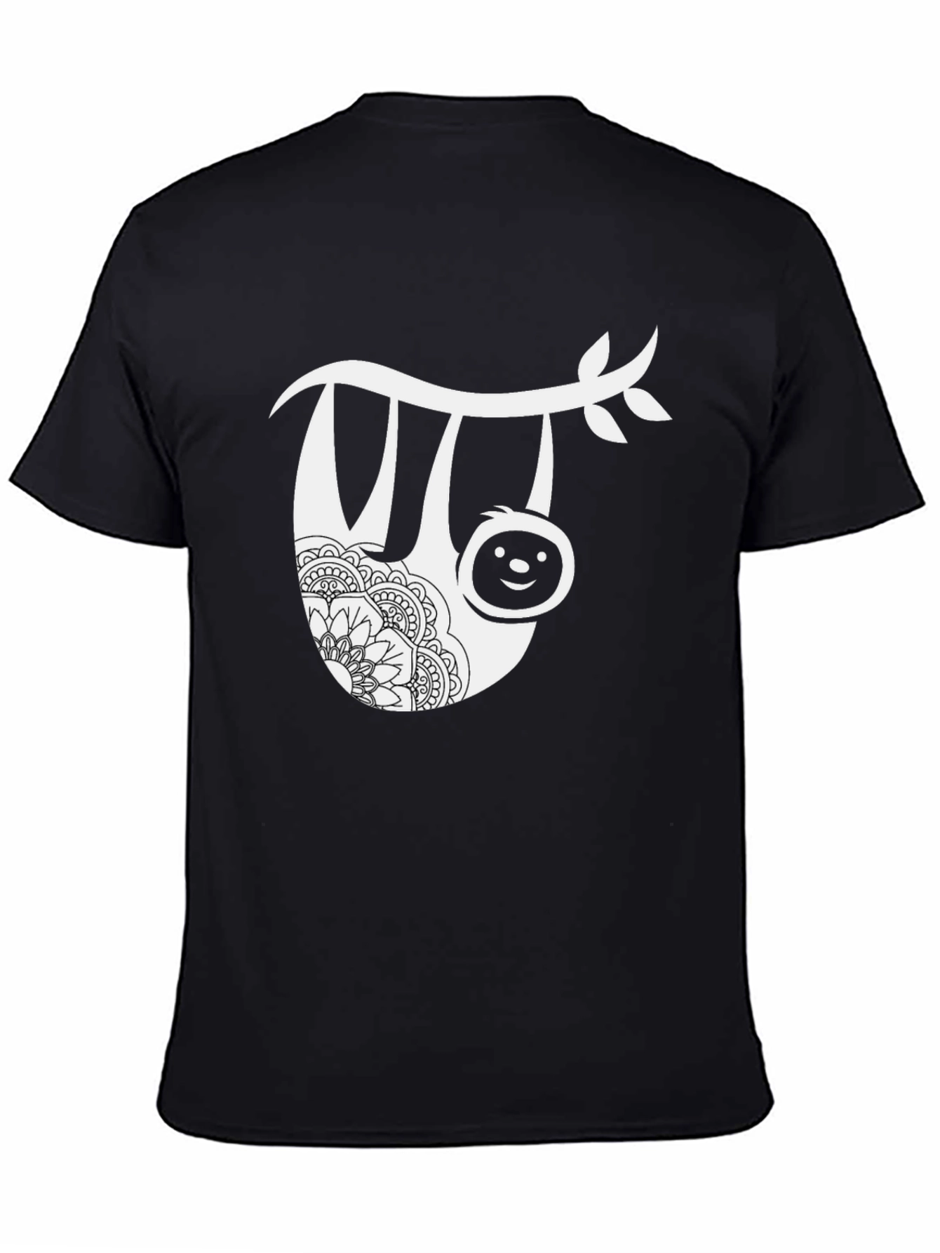 Sloth Mandala Graphic Tee - Casual Comfort