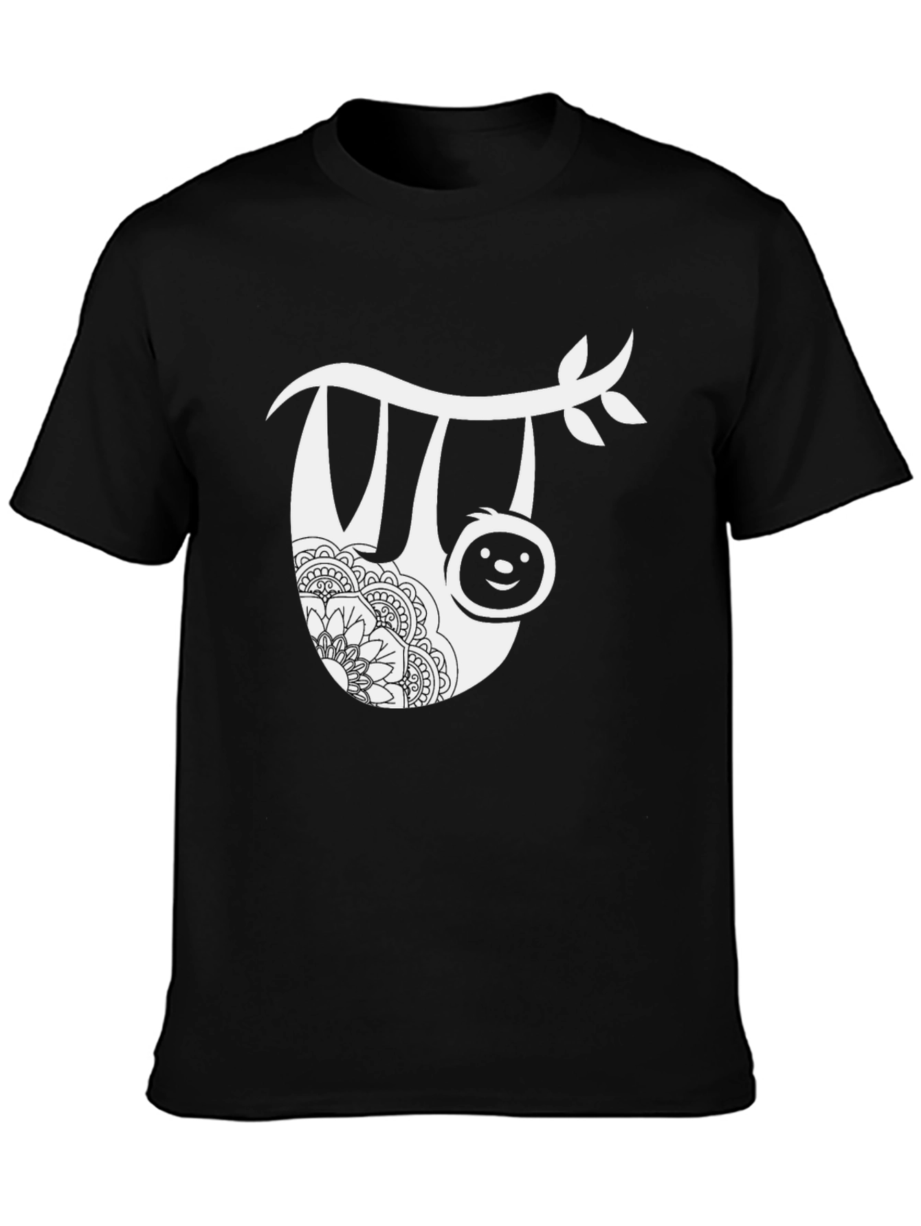 Sloth Mandala Graphic Tee - Casual Comfort