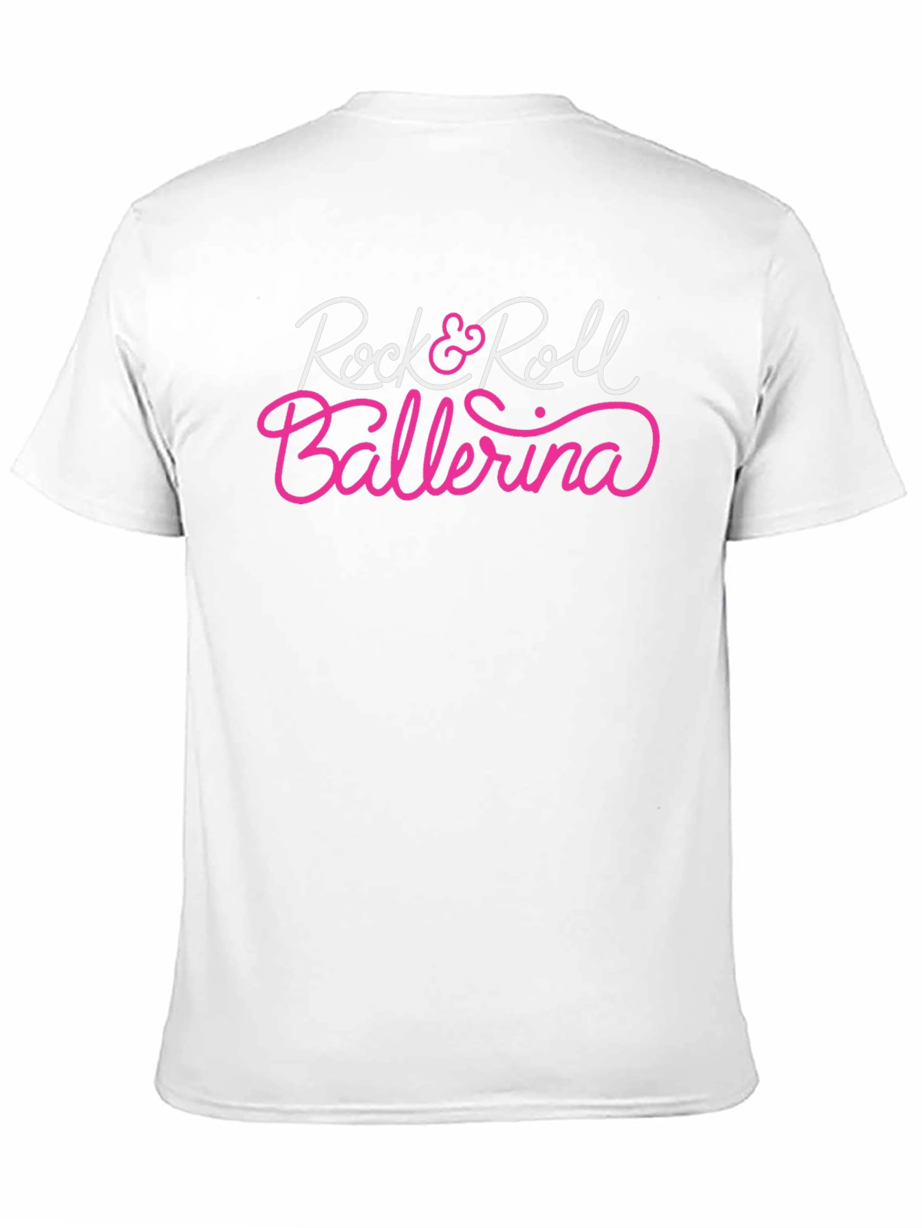 Rock & Roll Ballerina Graphic Tee - Black