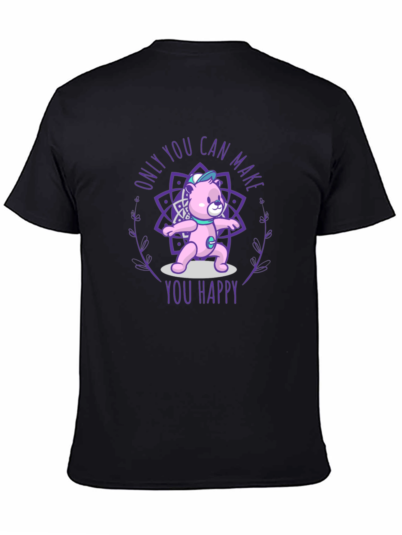 Yoga Bear Graphic Tee: Find Your Inner Peace