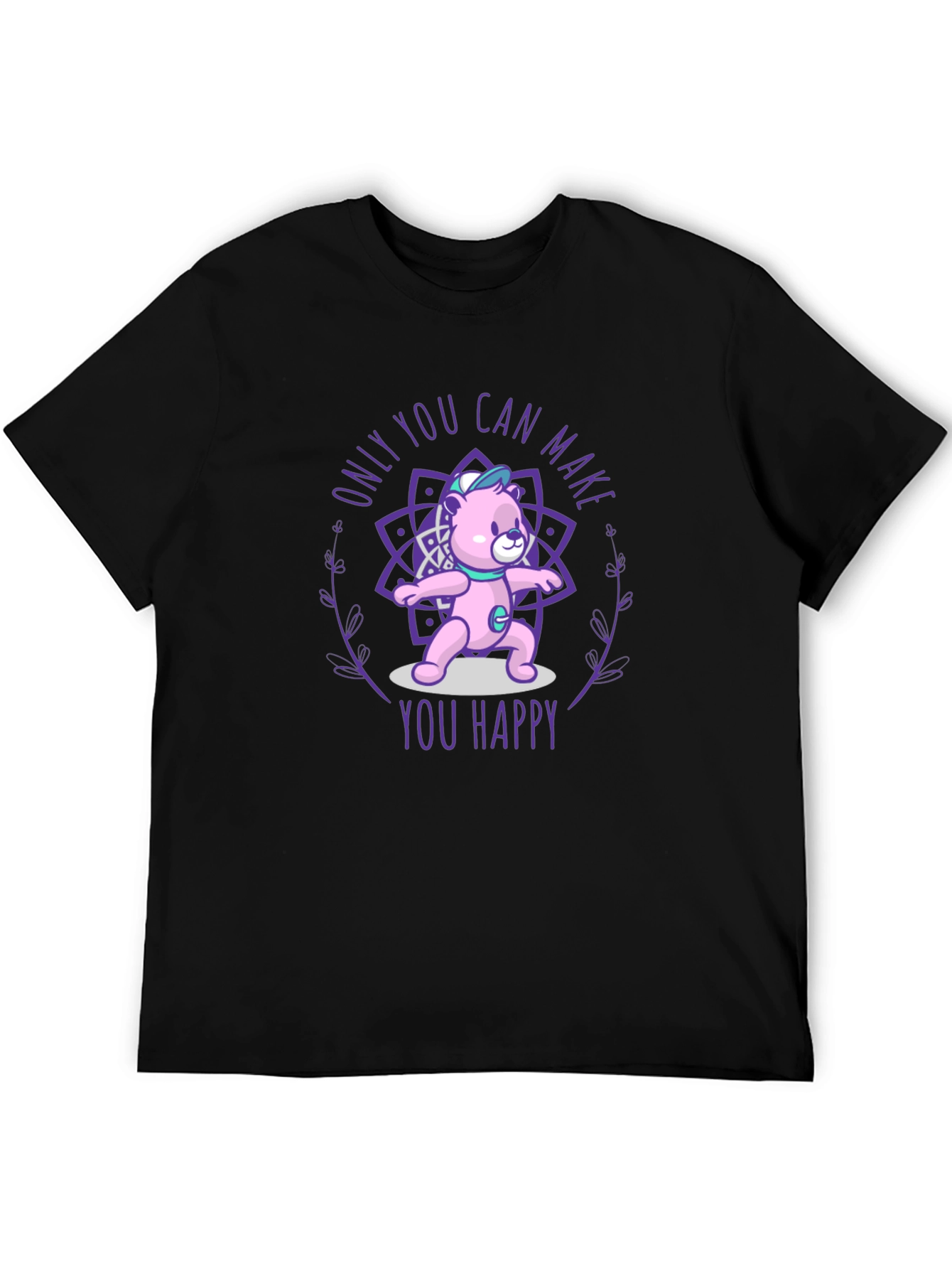 Yoga Bear Graphic Tee: Find Your Inner Peace