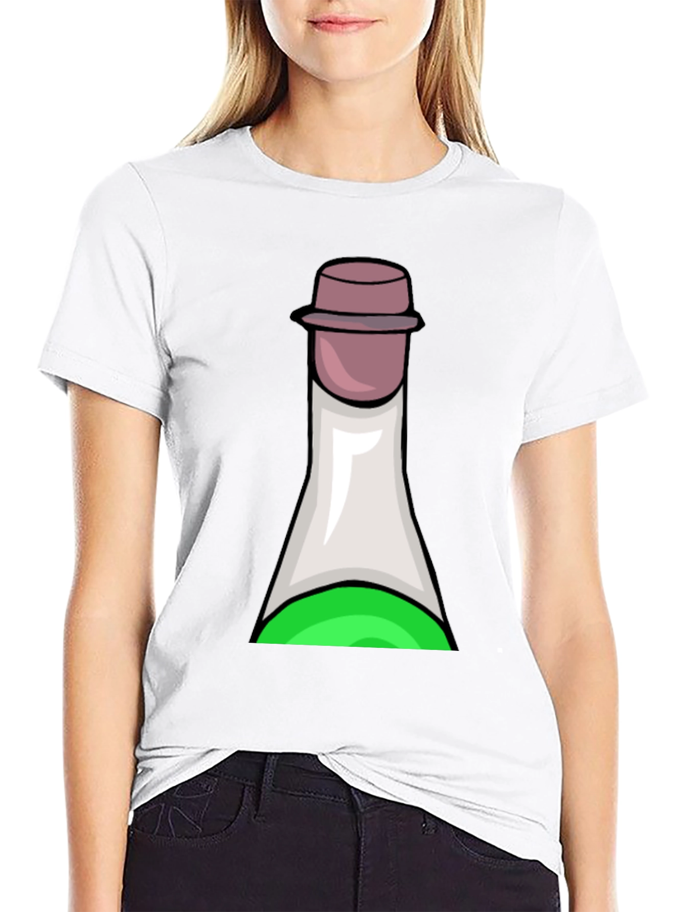 Potion Bottle Graphic Tee - Soft Black T-Shirt