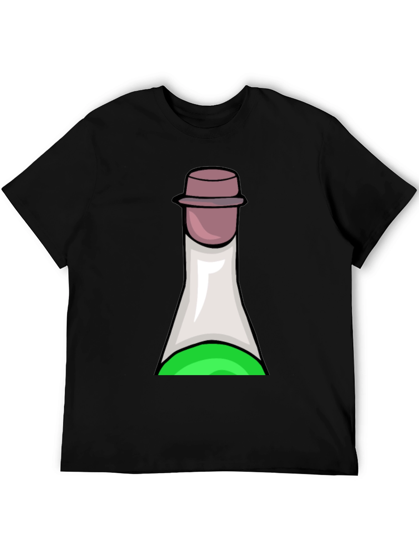 Potion Bottle Graphic Tee - Soft Black T-Shirt
