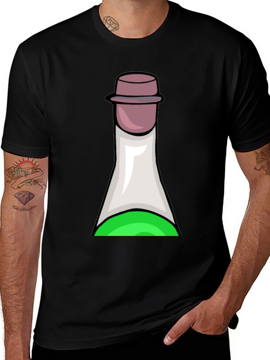 Potion Bottle Graphic Tee - Soft Black T-Shirt